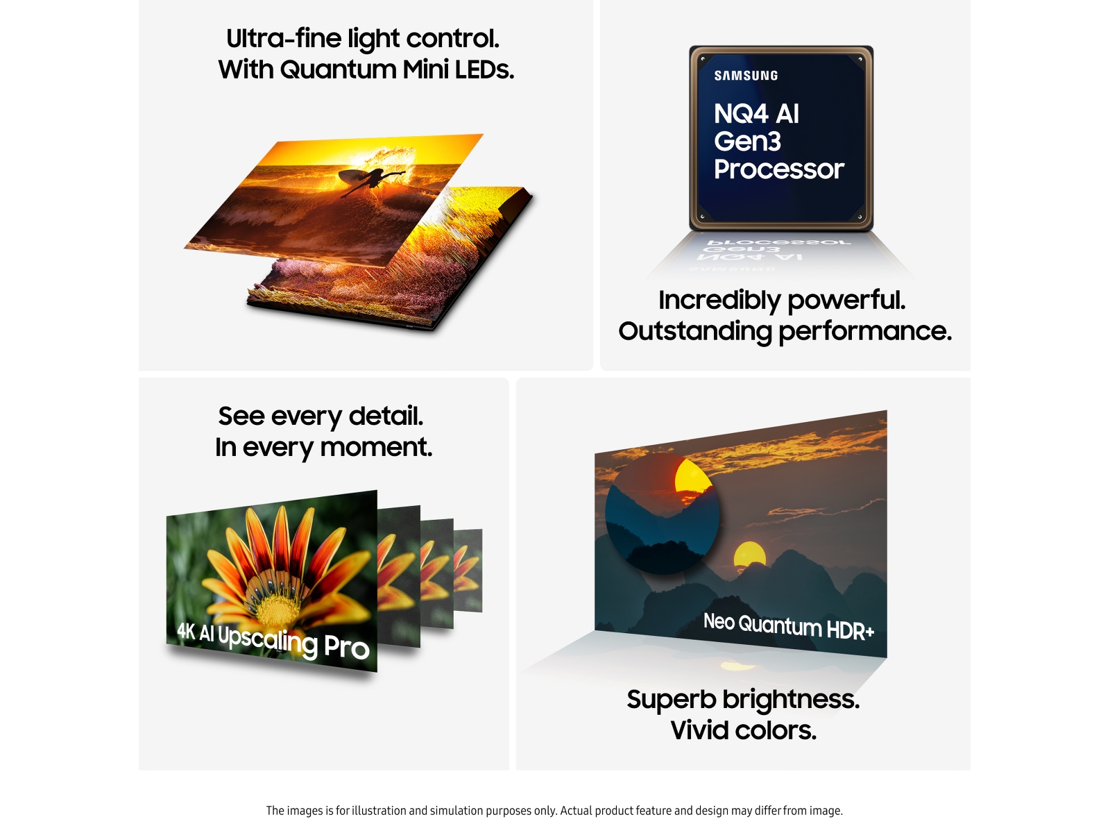 Samsung 98" QN90F Neo QLED 4K Mini LED Smart TV (2025) Over 80 tommer TV