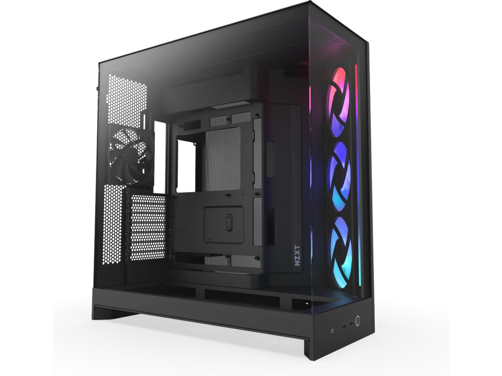 NZXT H9 Flow RGB Mid Tower (sort) Midi tower