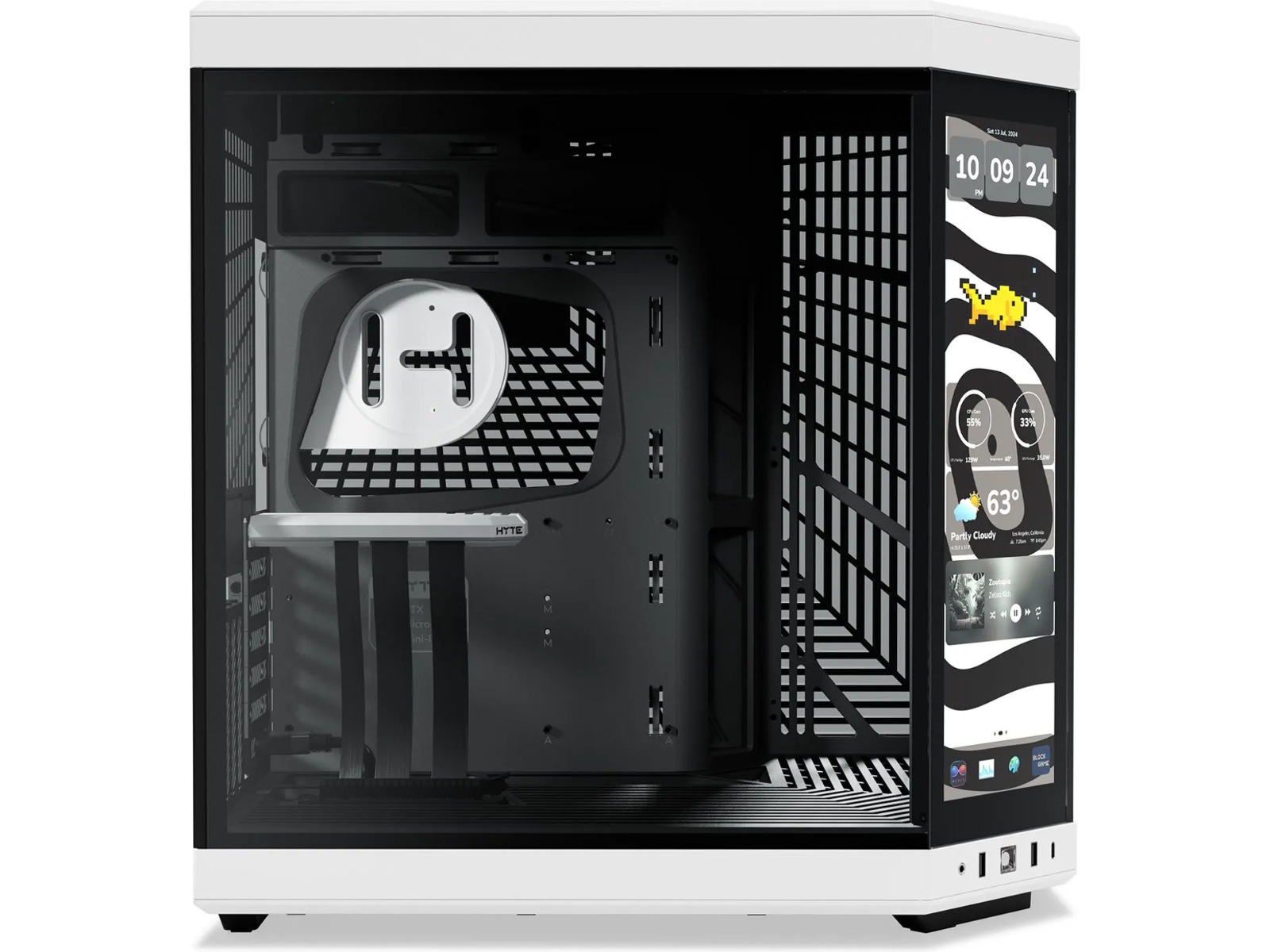 HYTE Y70 Touch Infinite 14,5" Mid Tower (panda) -B-Grade Demo annet i datautstyr