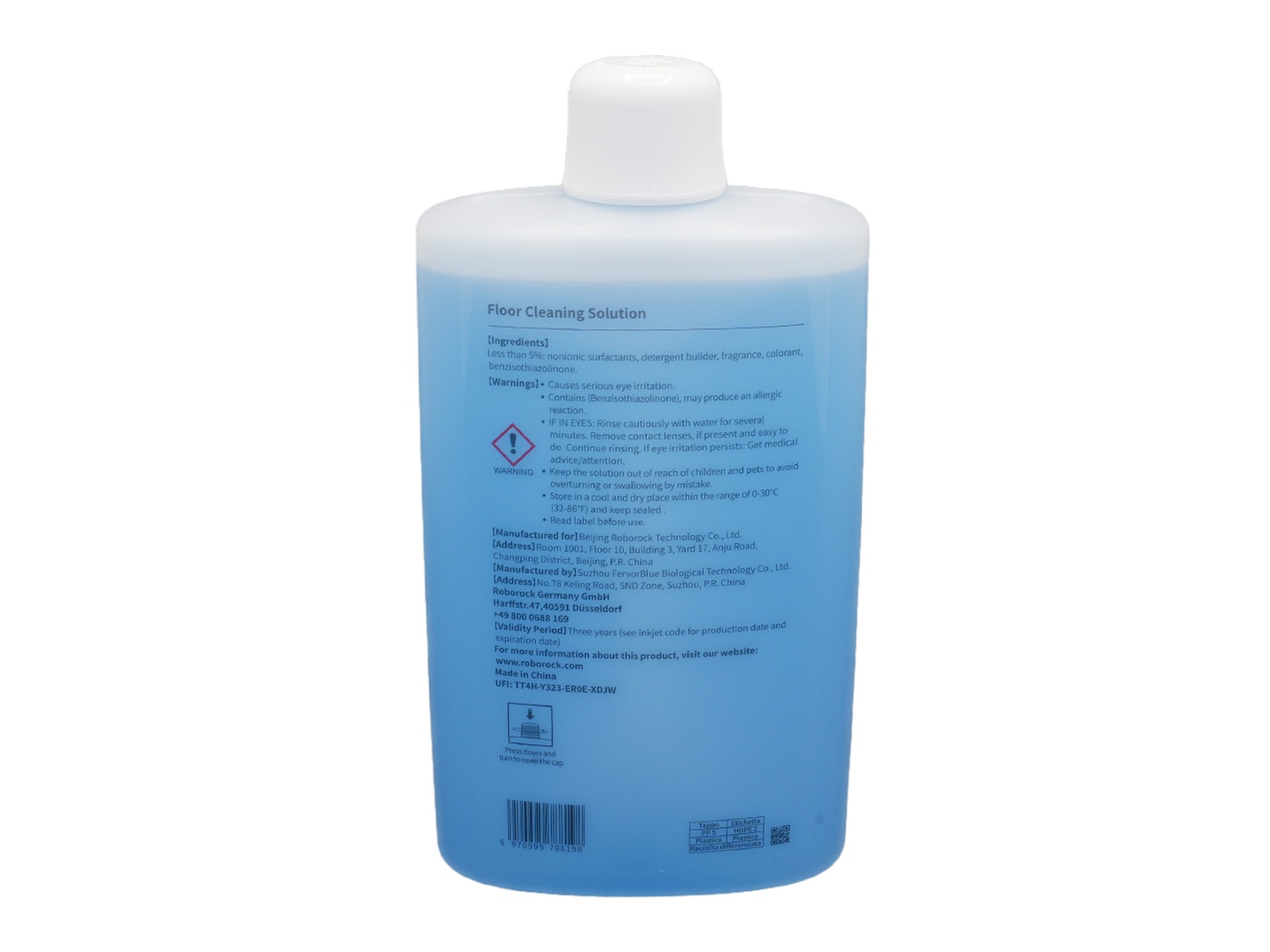 Roborock vaskemiddel for gulv 1L Tilbehør til støvsugere & rengjøring