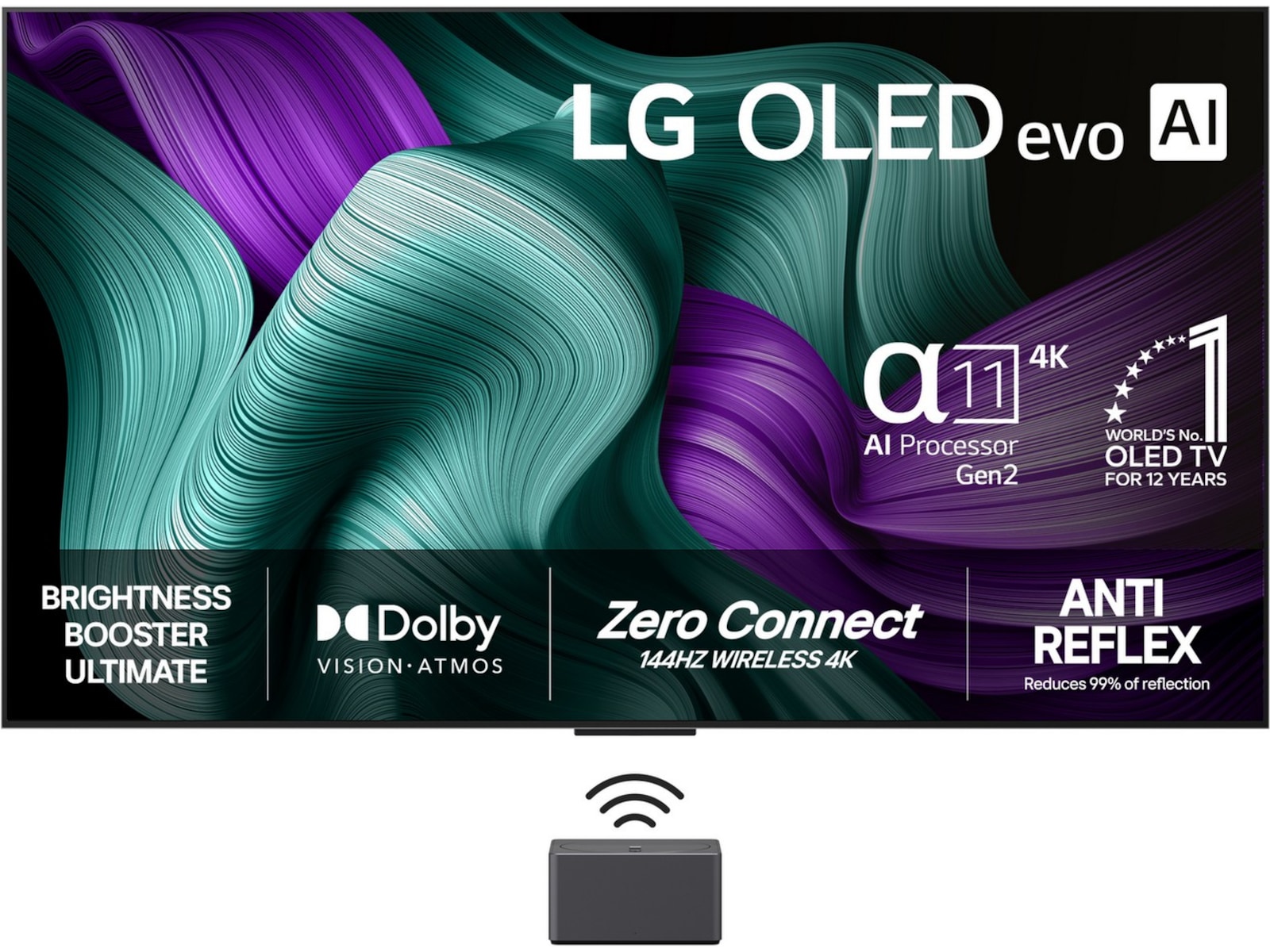 LG 97" M5 AI 4K OLED Smart TV (2025) Over 80 tommer TV