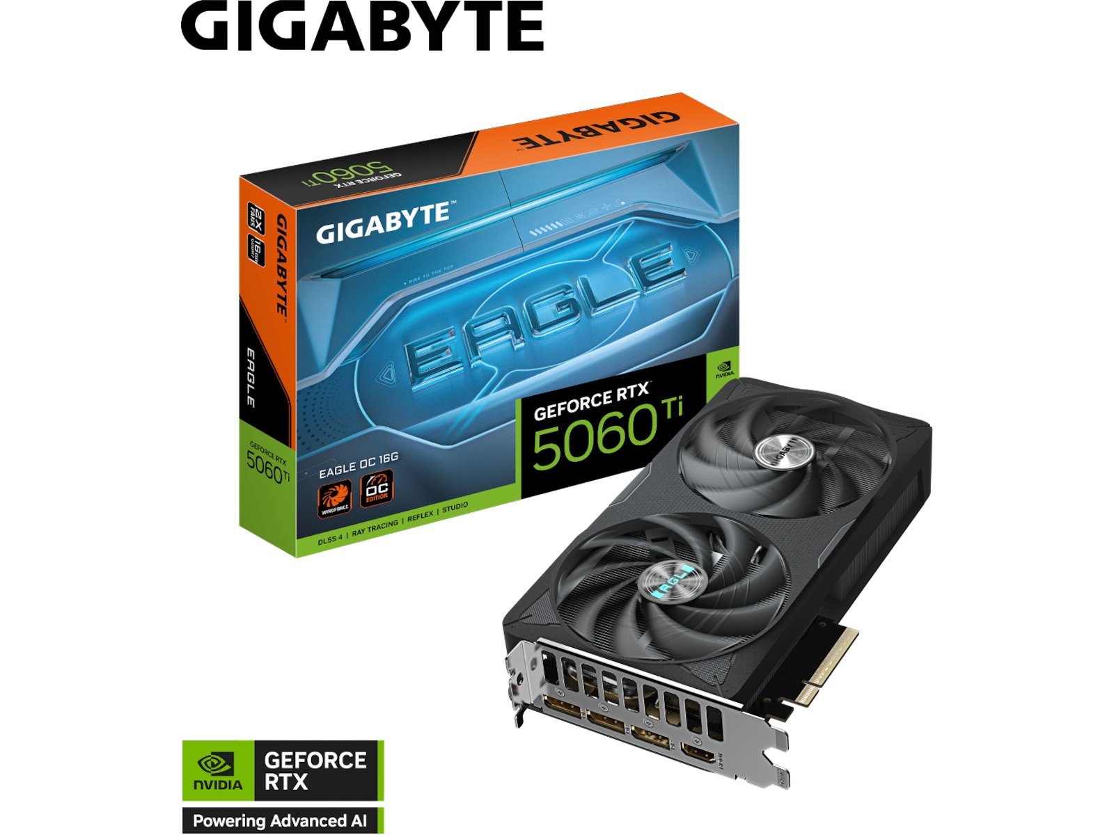 Gigabyte GeForce RTX 5060 Ti EAGLE OC Skjermkort
