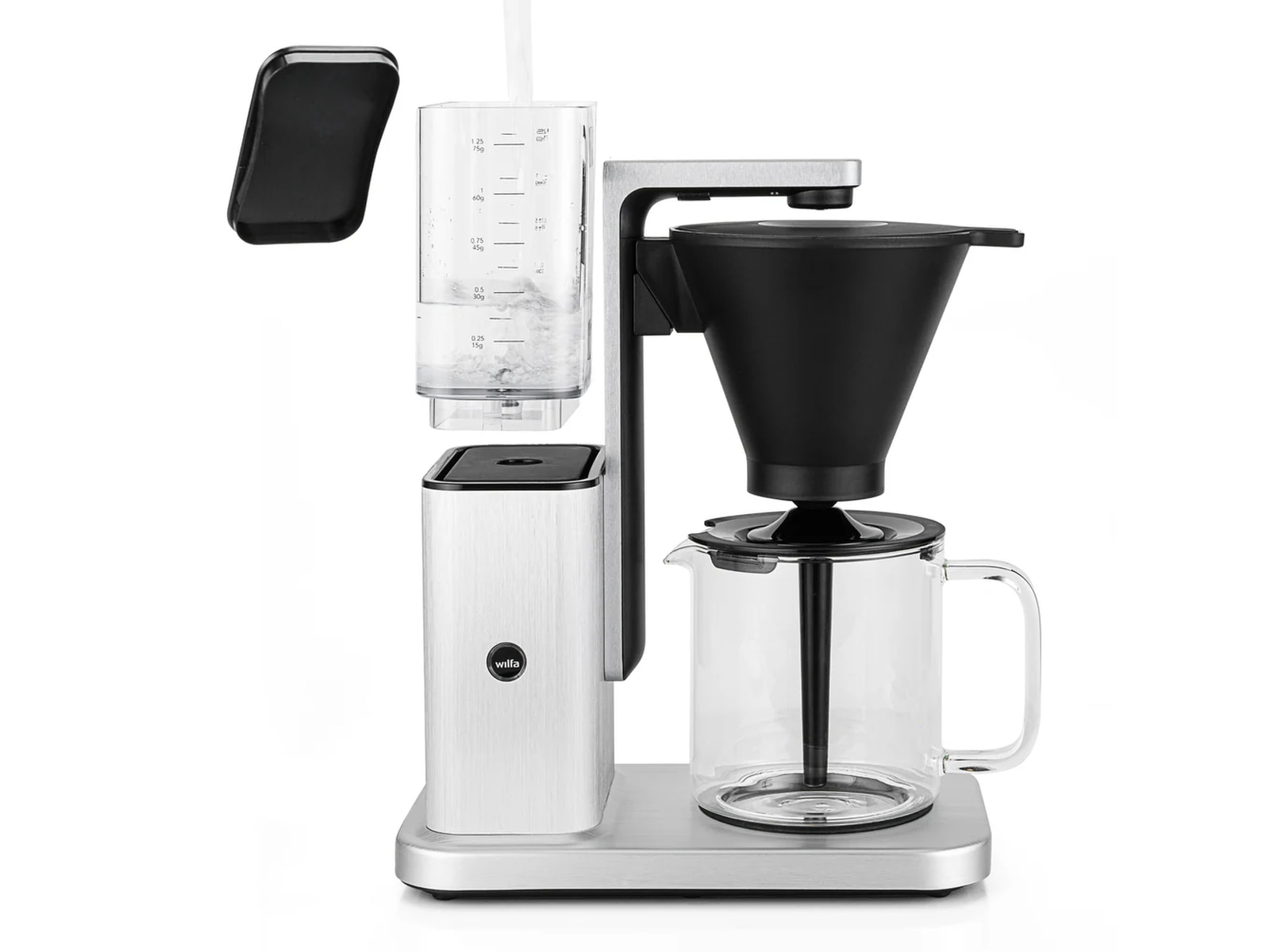 Wilfa Zense Alux Kaffetrakter (børstet aluminium) Kaffetraktere