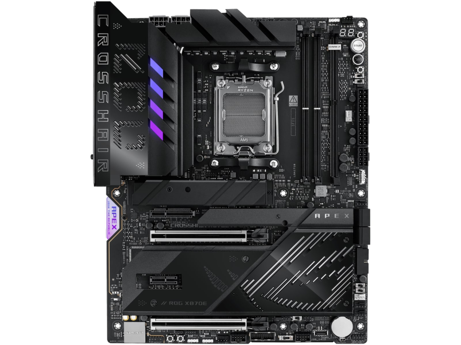 ASUS ROG CROSSHAIR X870E APEX Hovedkort AMD Socket