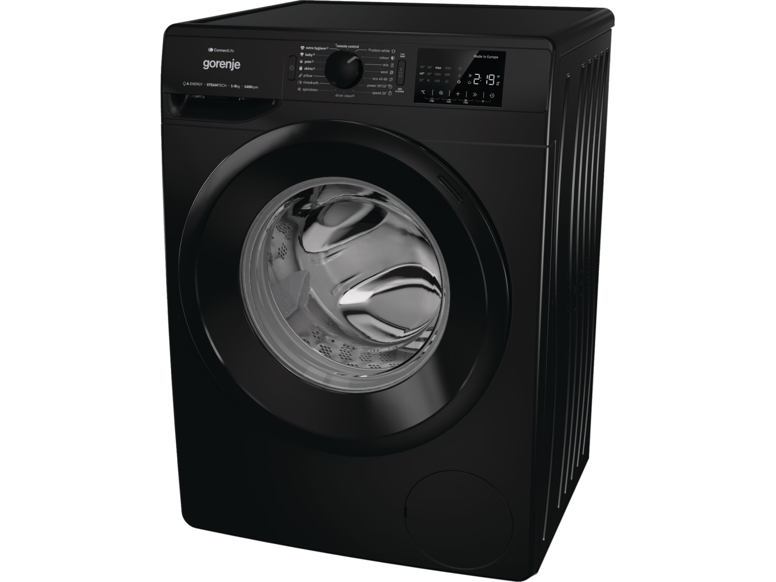 Gorenje WPNEI84A1SW/B Vaskemaskin (sort) -B-Grade Demo vask & tørk