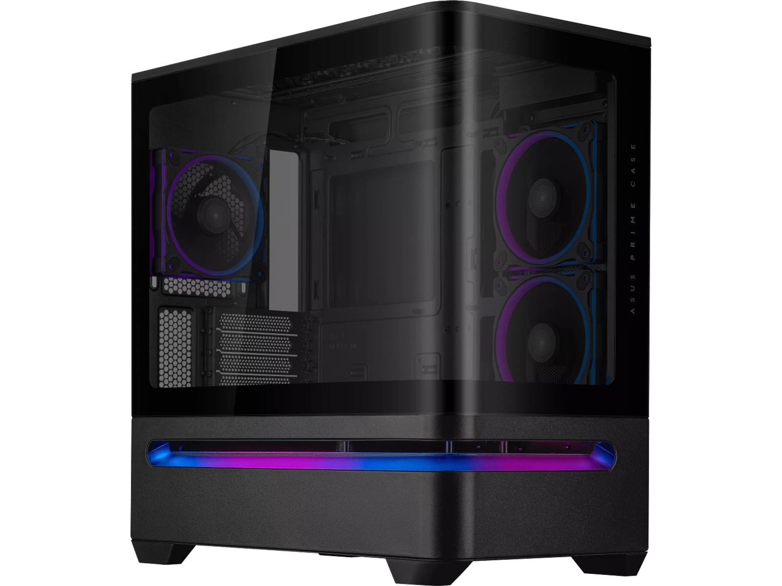 Asus PRIME AP202 TG ARGB mATX Tower (sort) Mini/Micro/Nano tower