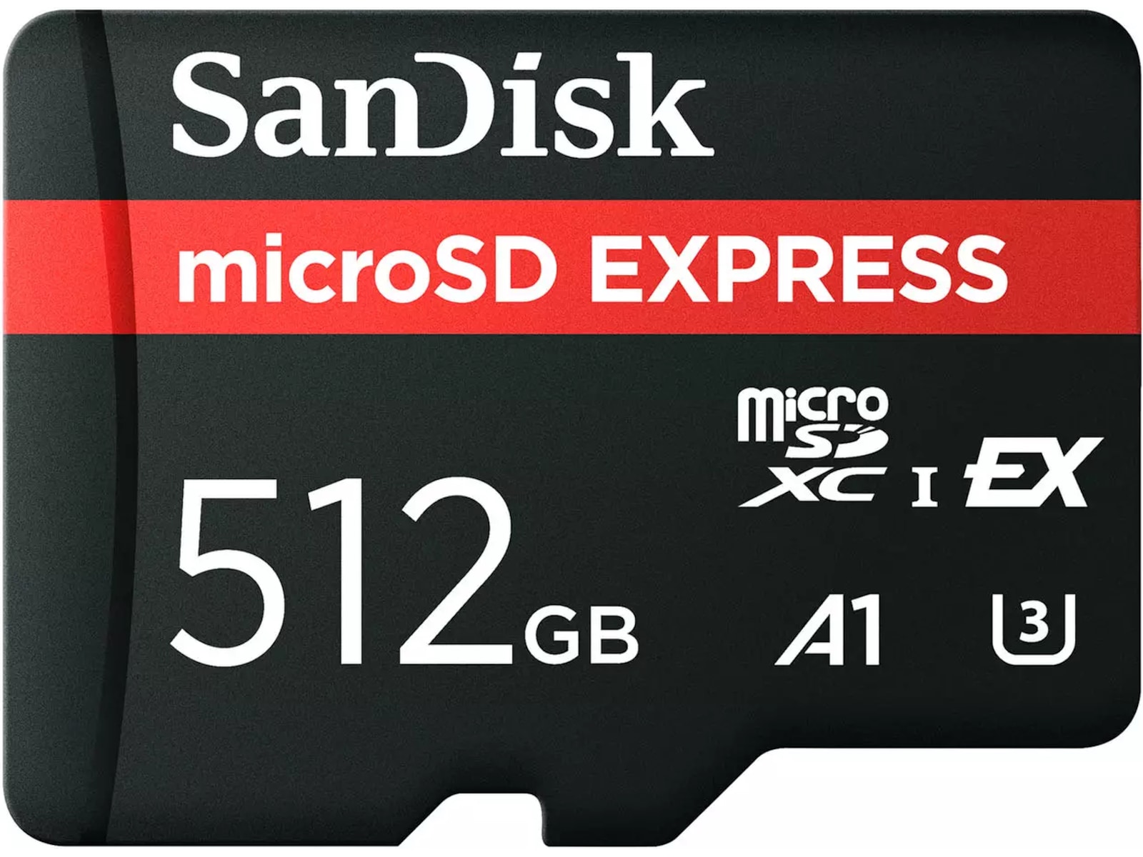 SanDisk microSD Express Card 512GB Minnekort til foto & video