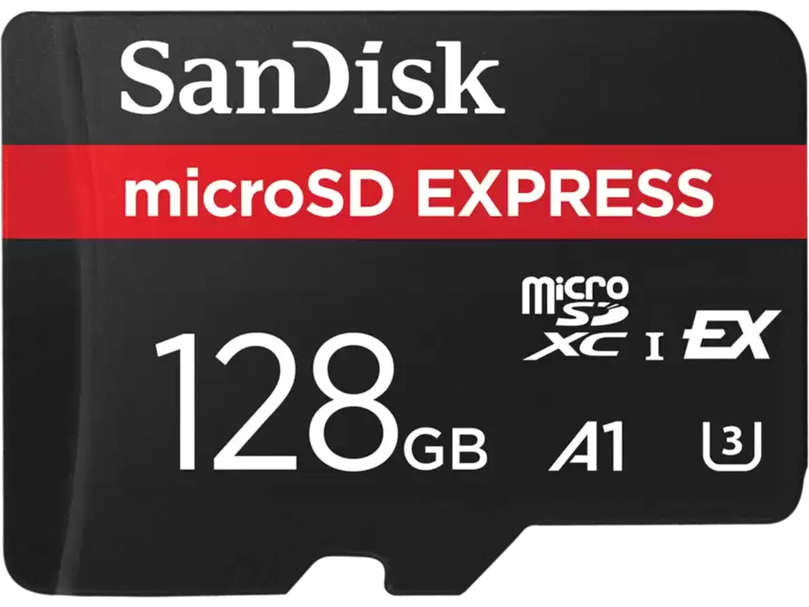 SanDisk microSD Express Card 128GB Minnekort til foto & video