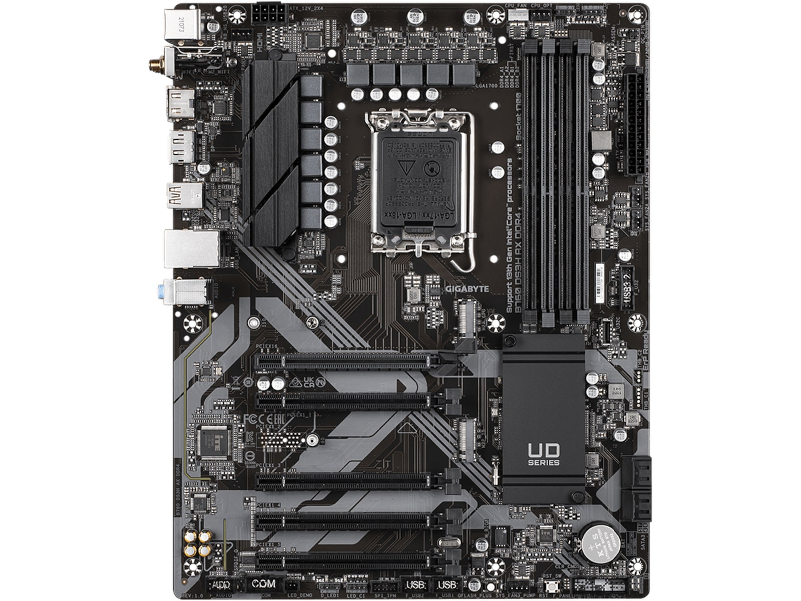 Gigabyte B760 DS3H AX DDR4 Hovedkort Intel Socket