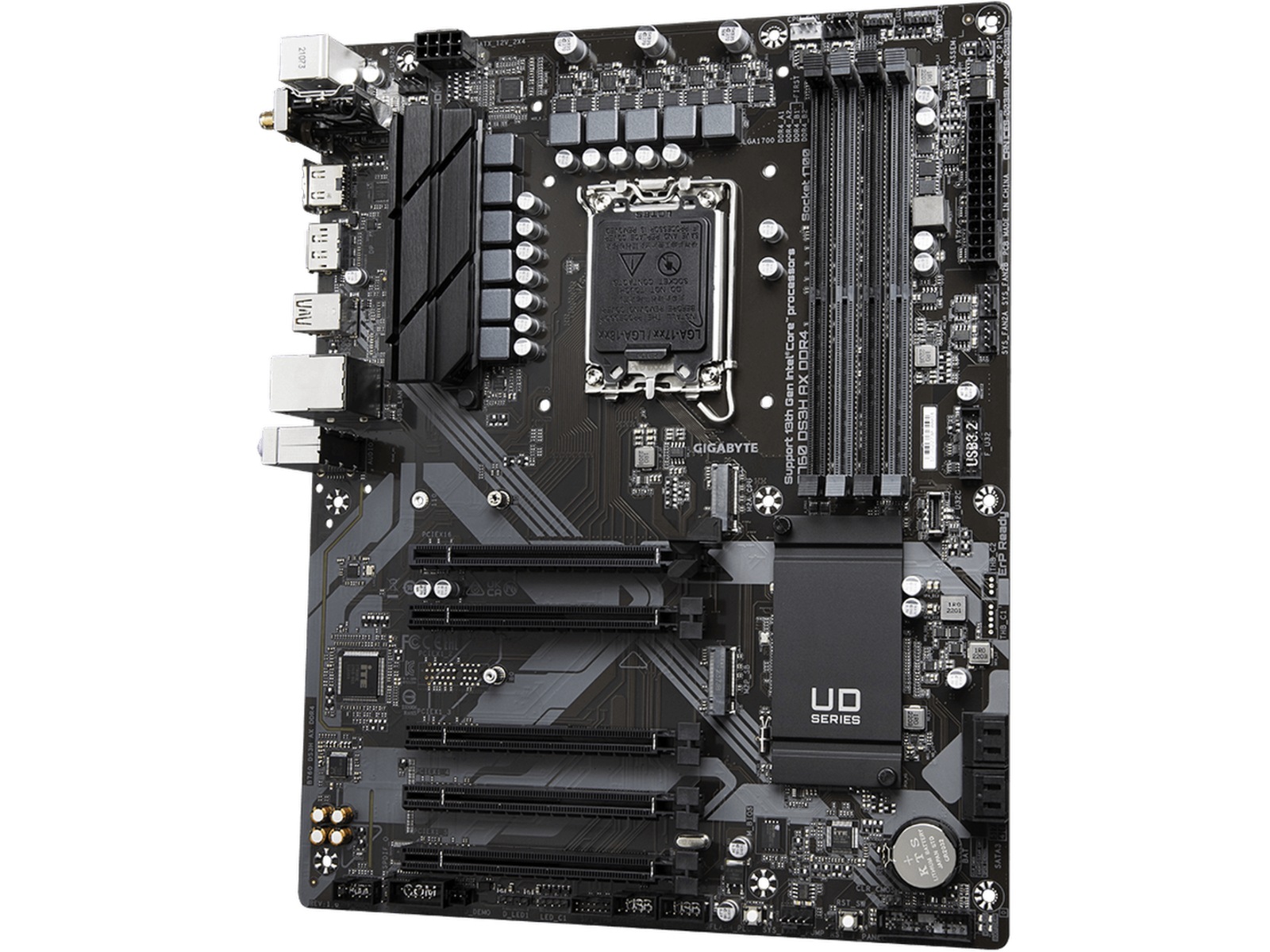 Gigabyte B760 DS3H AX DDR4 Hovedkort Intel Socket