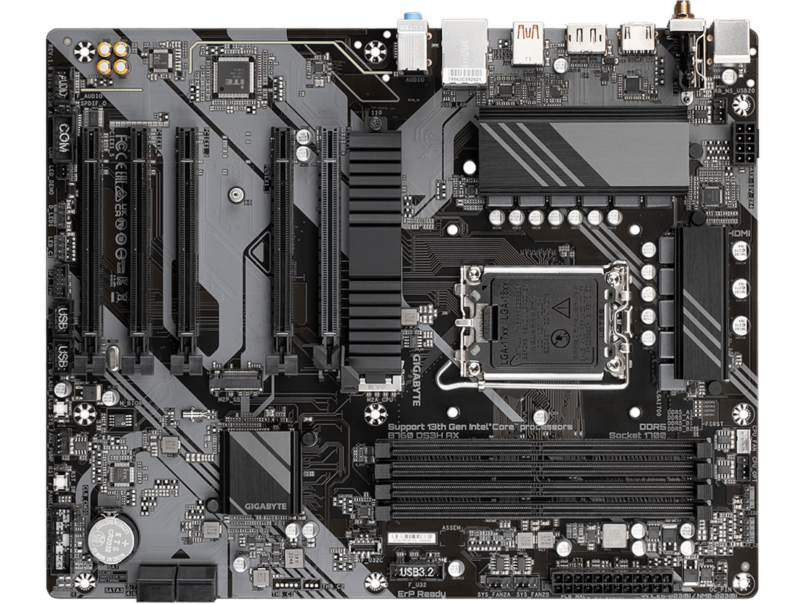 Gigabyte B760 DS3H AX Hovedkort Intel Socket
