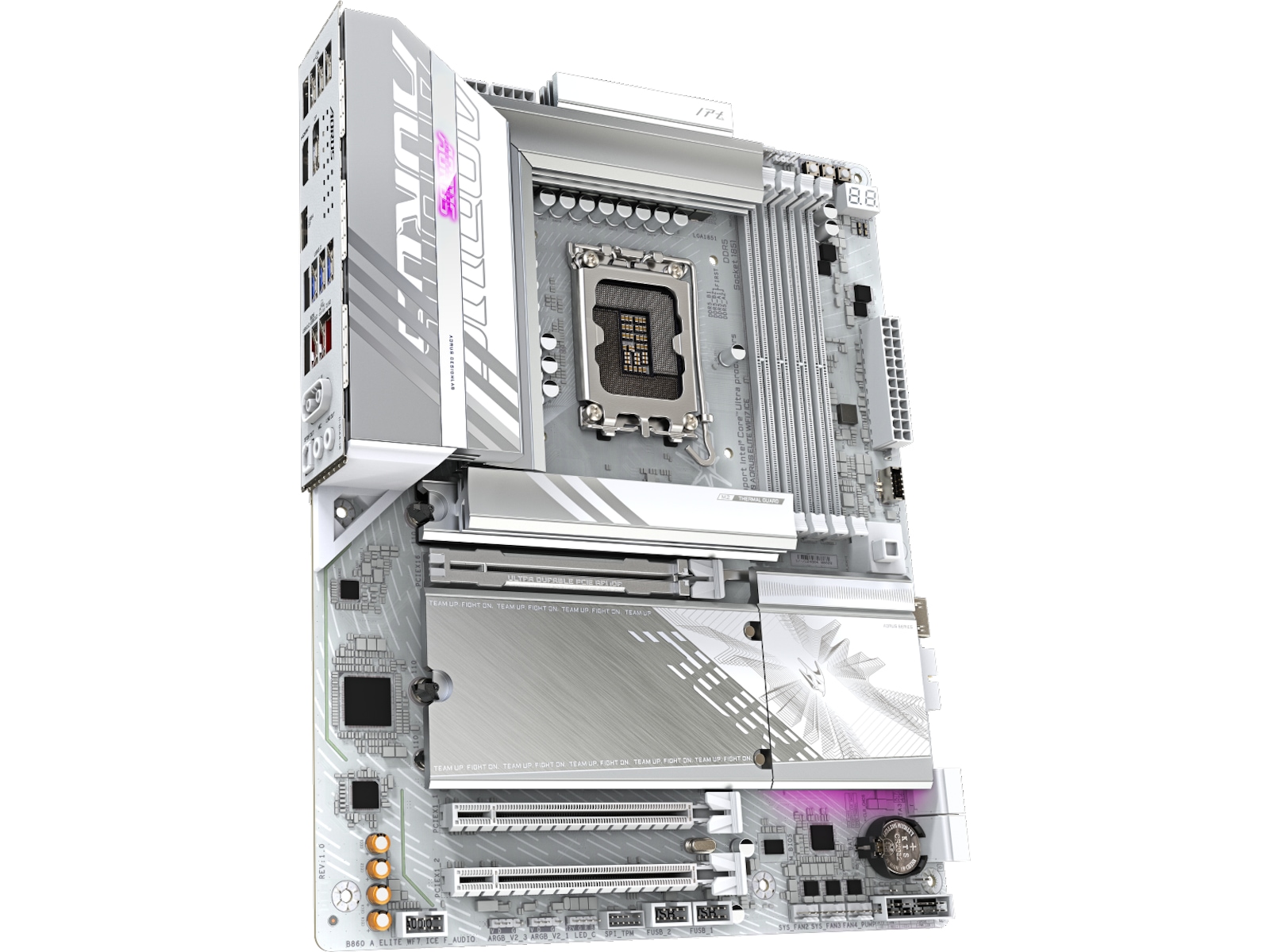 Gigabyte B860 AORUS ELITE WF7 ICE Hovedkort Intel Socket