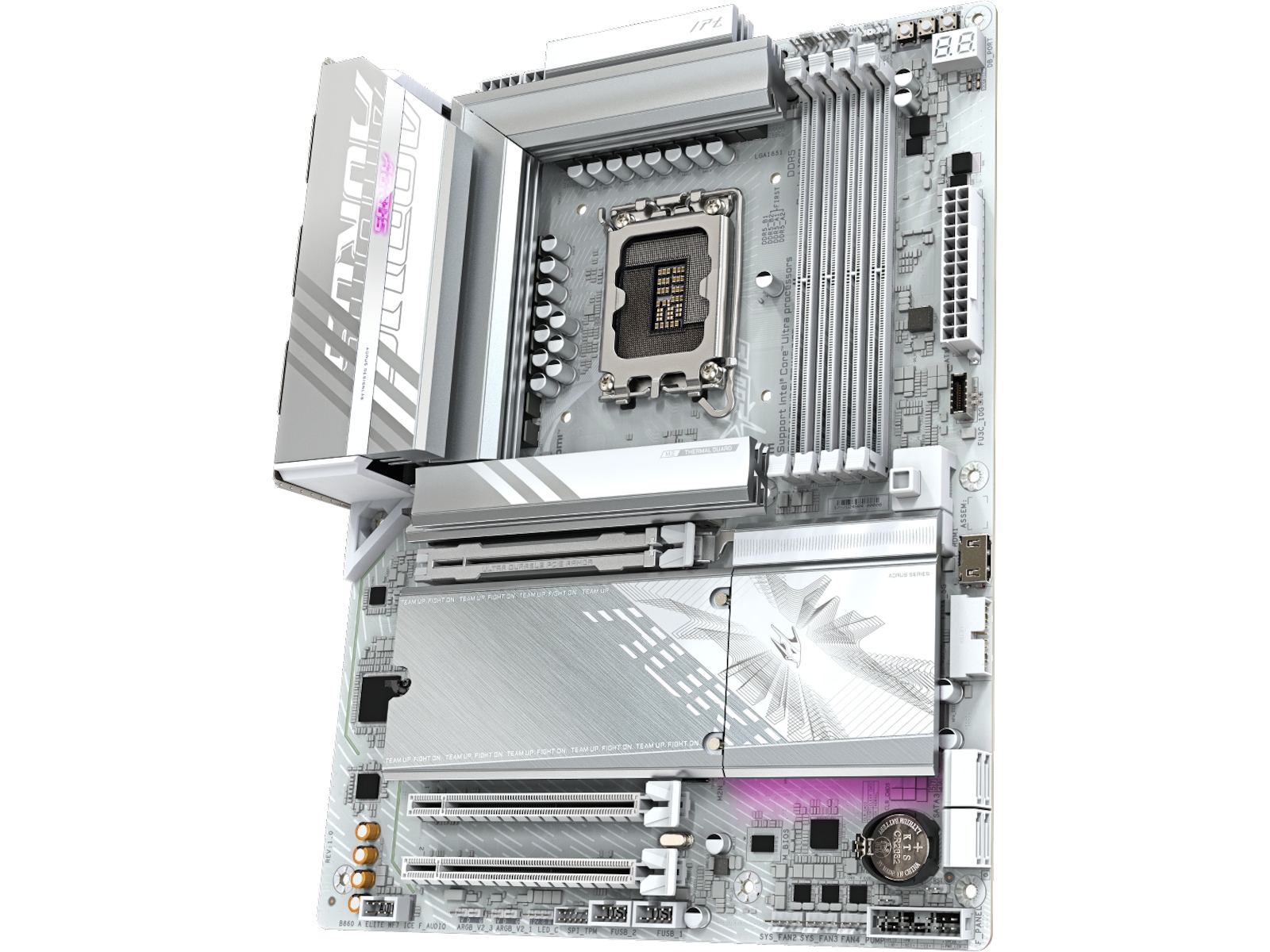 Gigabyte B860 AORUS ELITE WF7 ICE Hovedkort Intel Socket