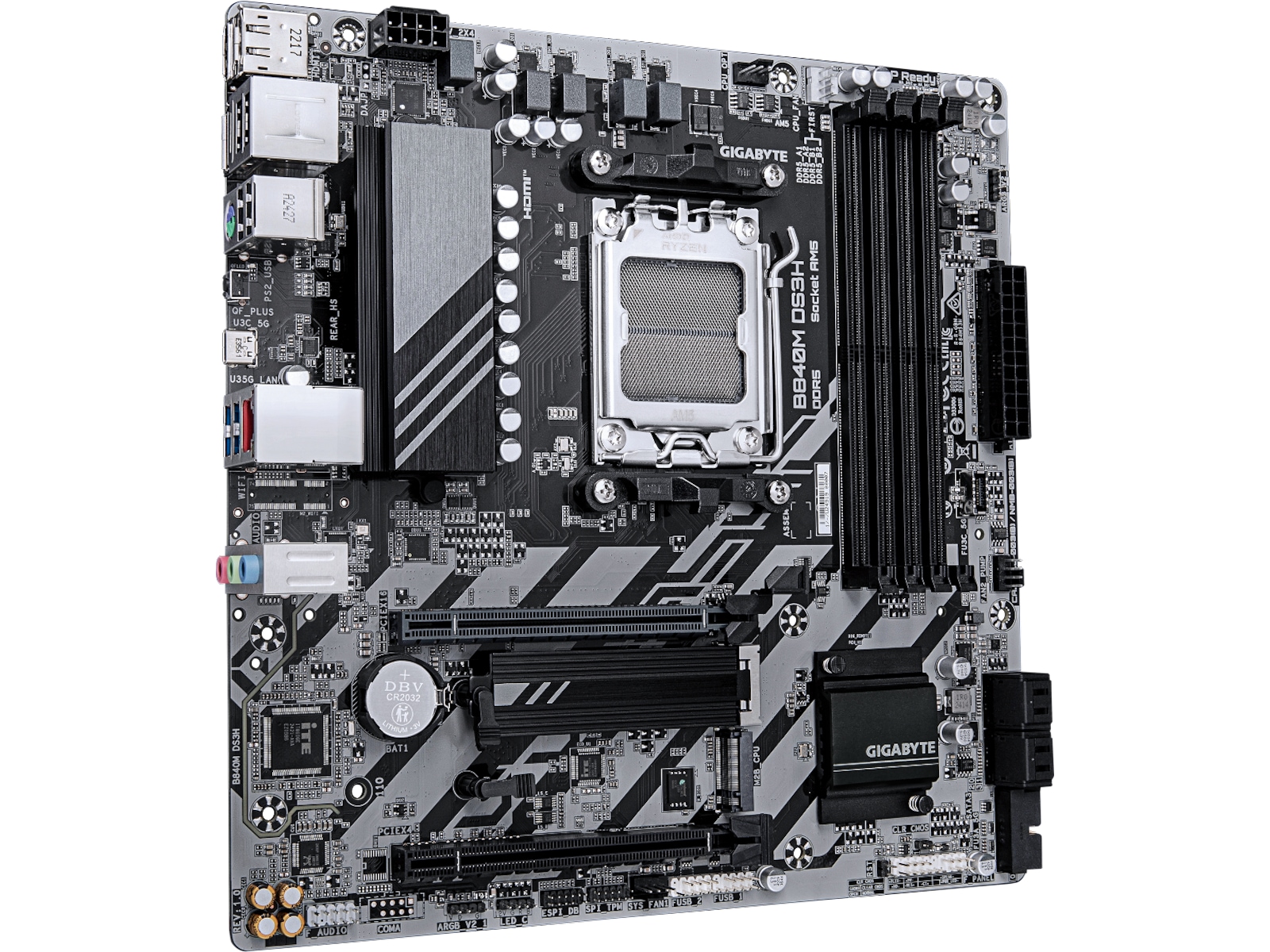 Gigabyte B840M DS3H Hovedkort AMD Socket