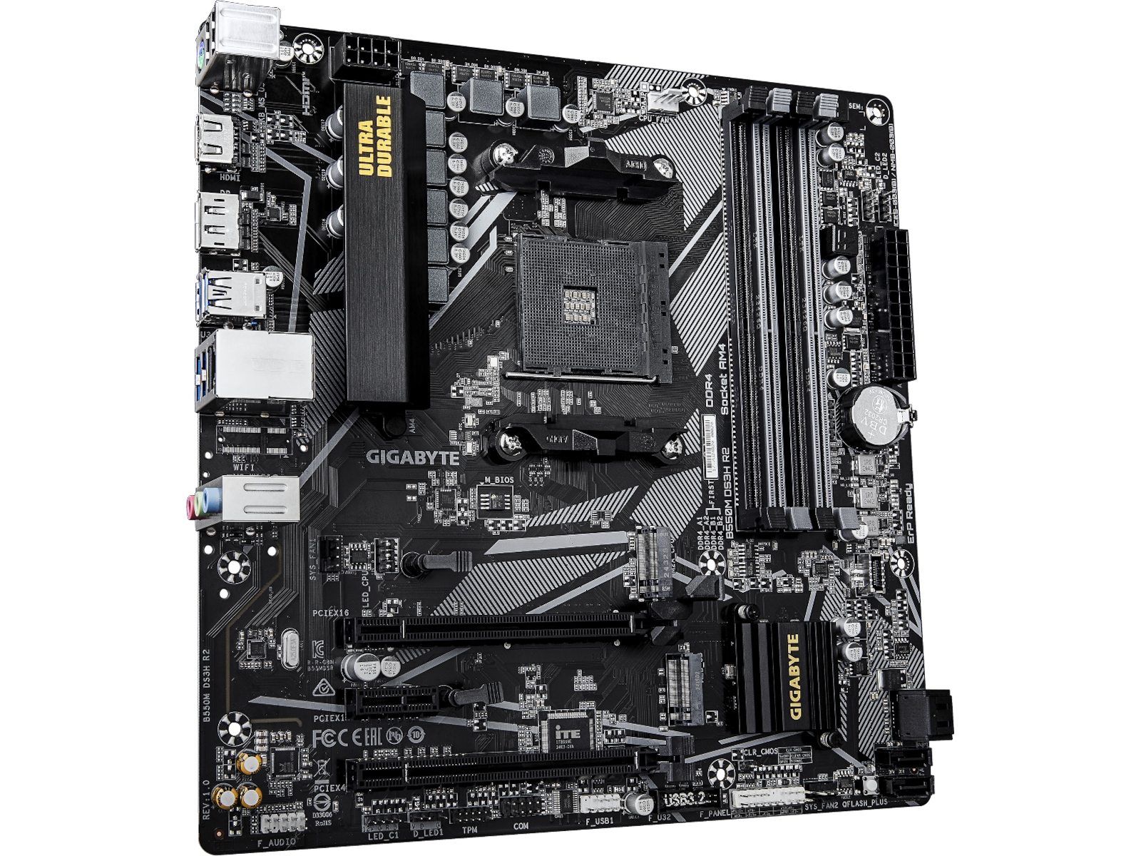 Gigabyte B550M DS3H R2 Hovedkort AMD Socket