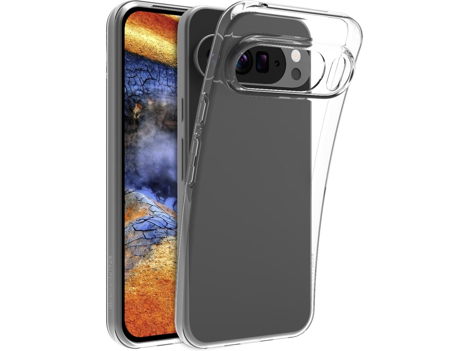 dbramante1928 Pixel 10 Pro XL Greenland Deksel (gjennomsiktig) Mobildeksel