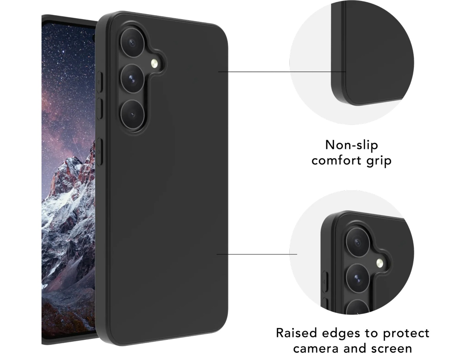 dbramante1928 Galaxy S24 Greenland Deksel (night black) Mobildeksel