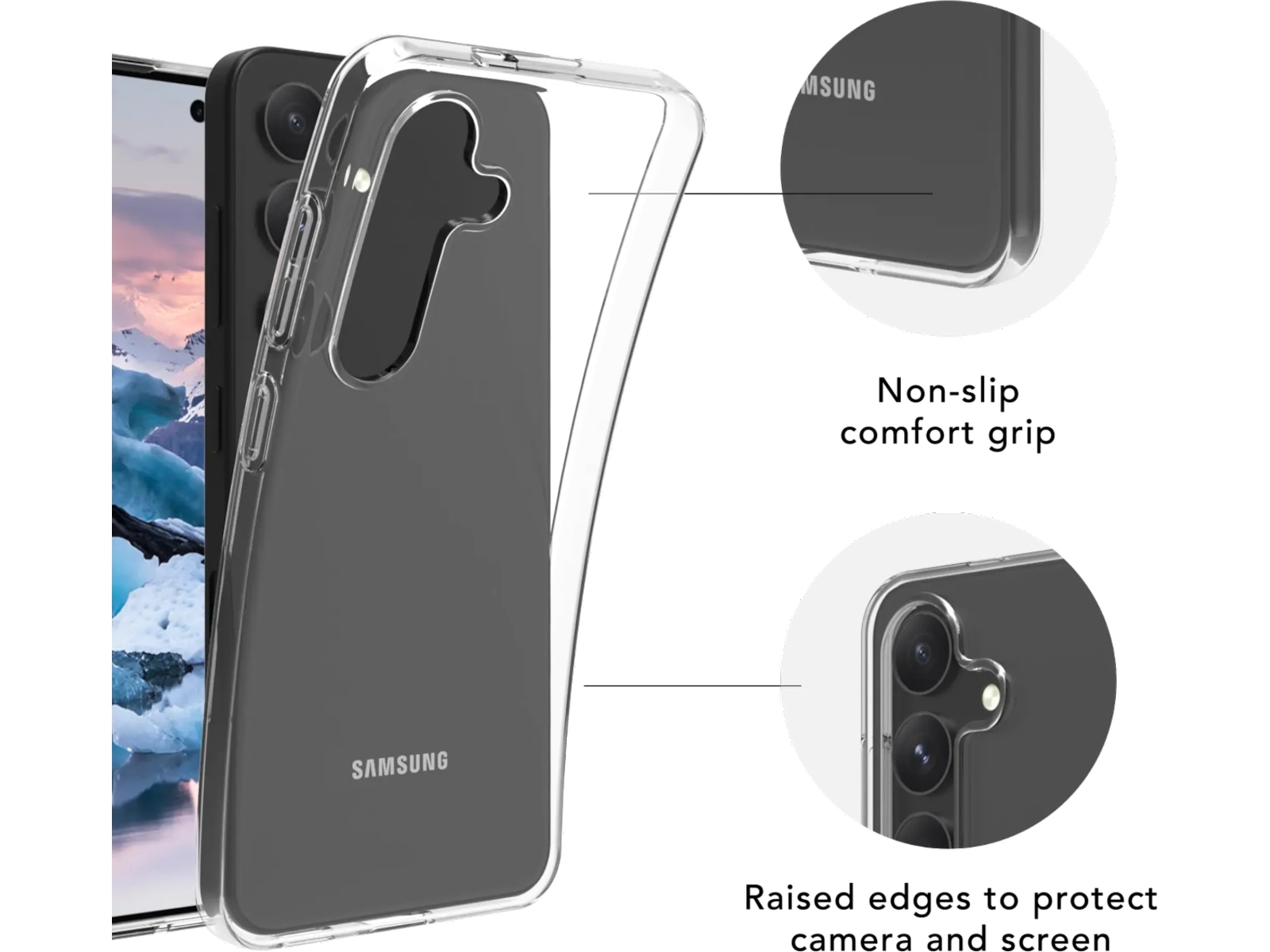 dbramante1928 Galaxy S24 Greenland Deksel (gjennomsiktig) Mobildeksel