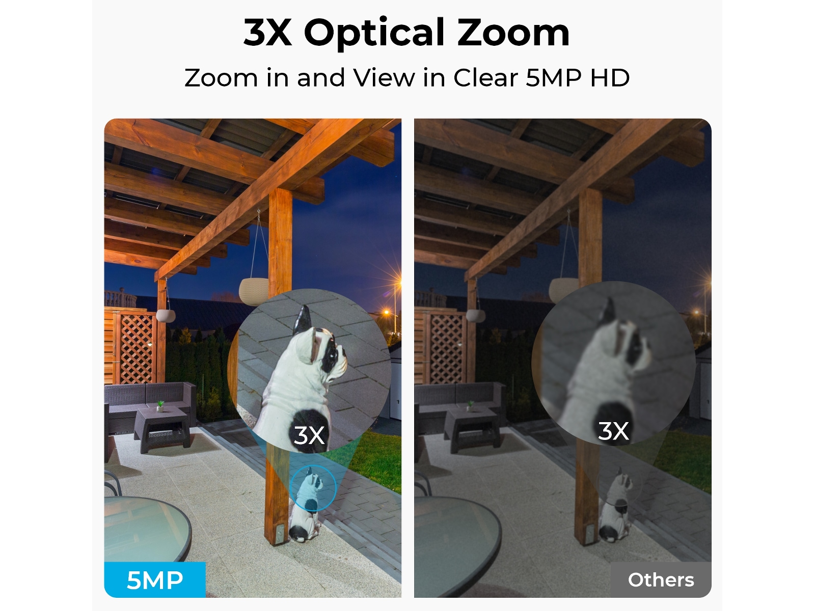 Reolink E1 Outdoor WiFi utendørs overvåkningskamera (sort) Overvåkningskameraer