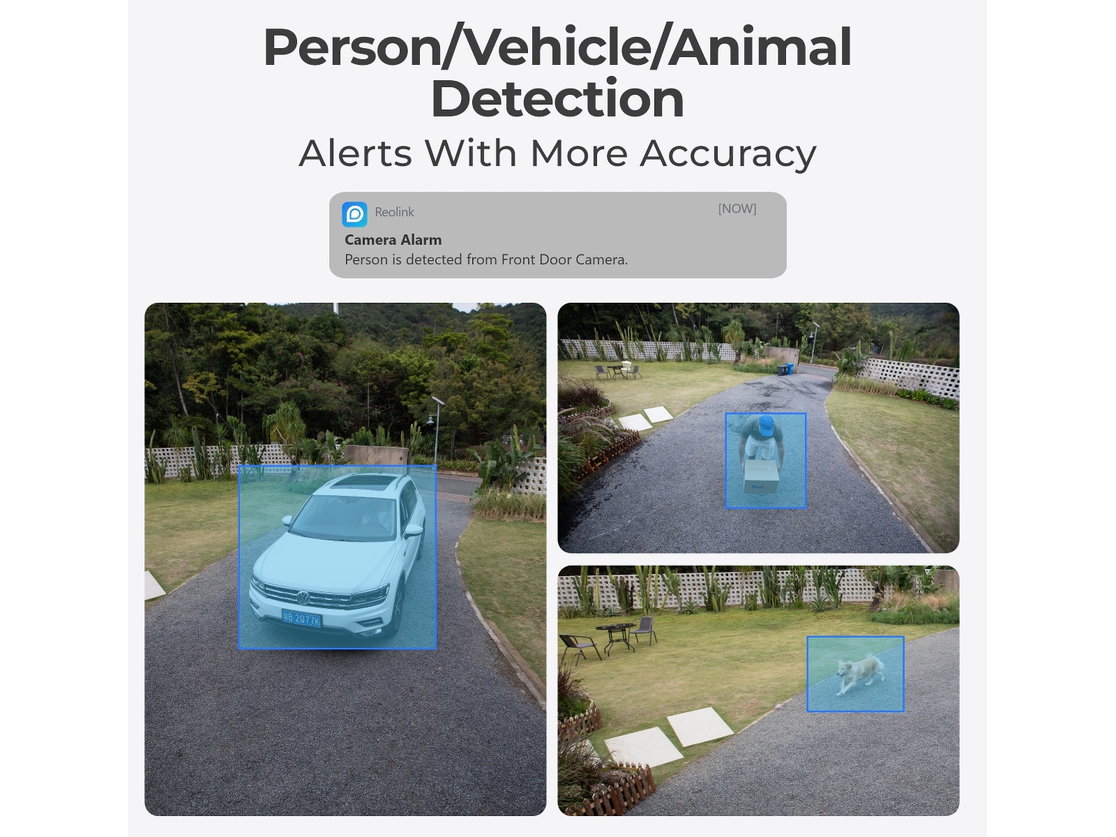 Reolink E1 Outdoor WiFi utendørs overvåkningskamera (sort) Overvåkningskameraer