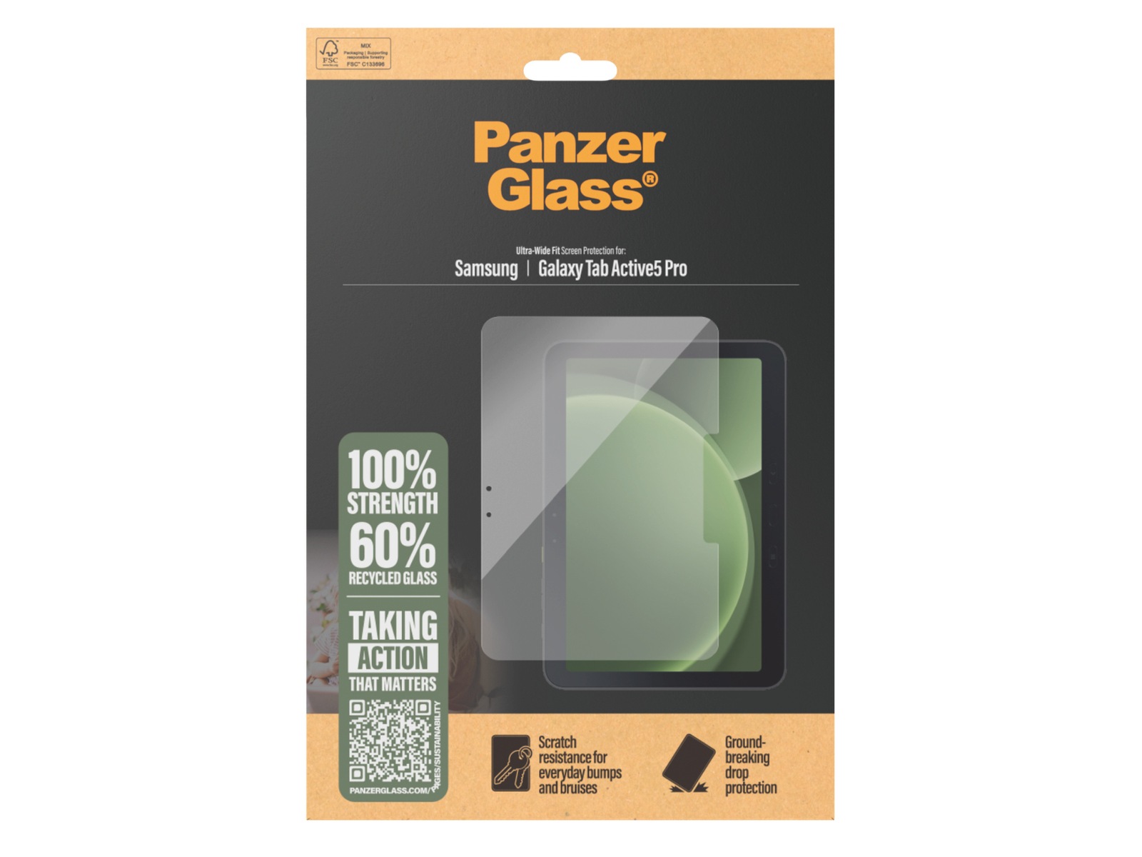 PanzerGlass Galaxy Tab Active5 Pro Skjermbeskytter Skjermbeskyttelse nettbrett