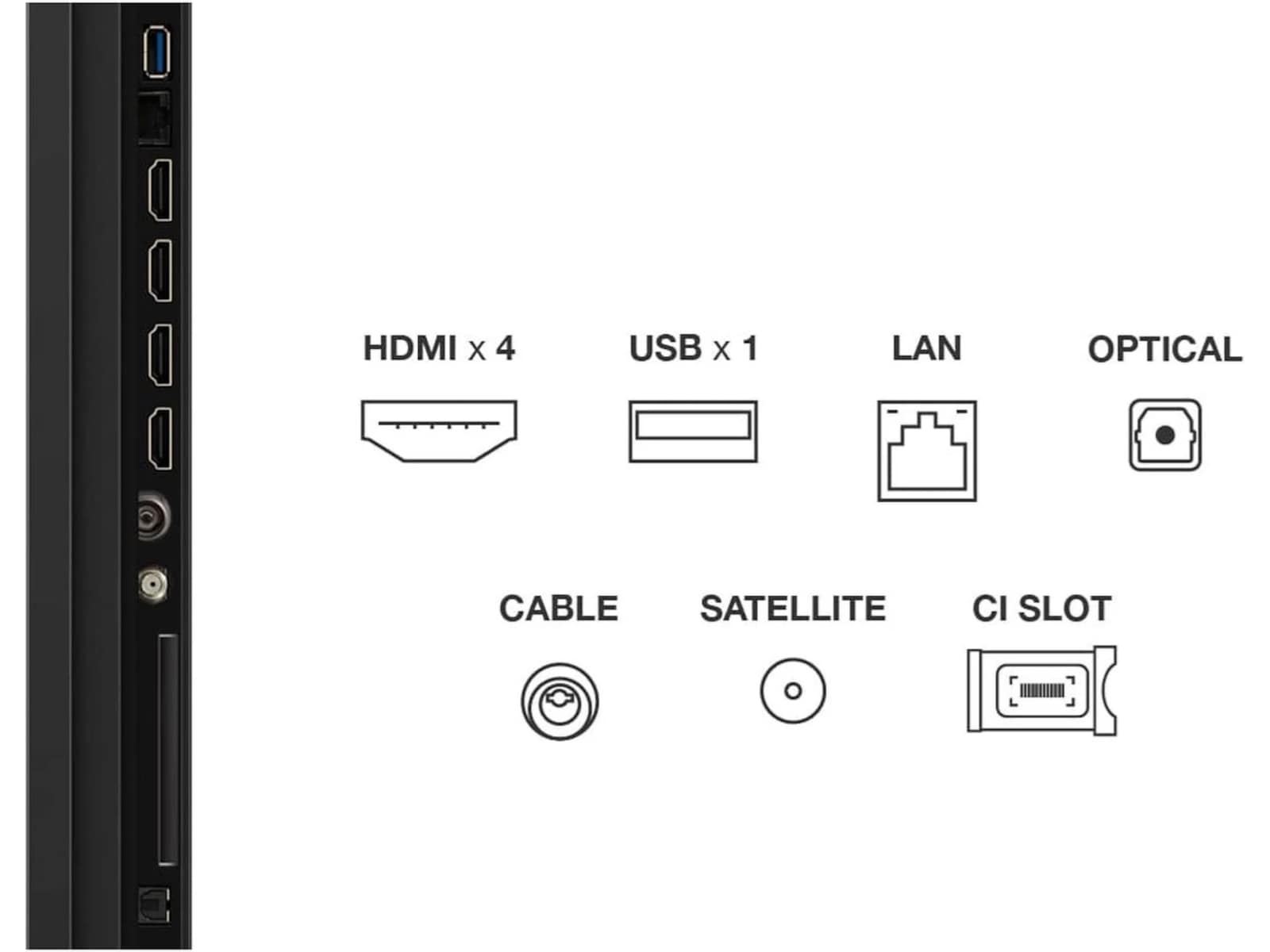 TCL 98" T8C 4K QLED Google TV (2025) Over 80 tommer TV