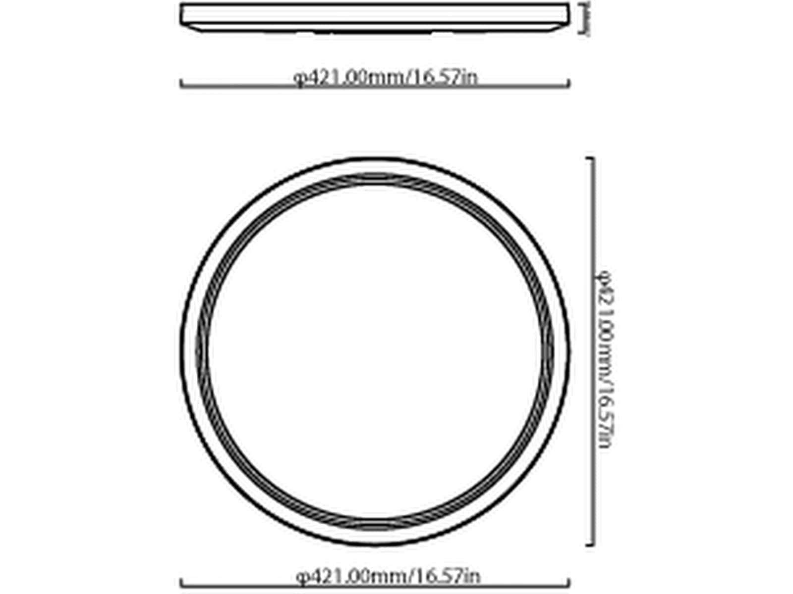 WiZ SuperSlim RGB Taklampe 22W (sort) Taklampe