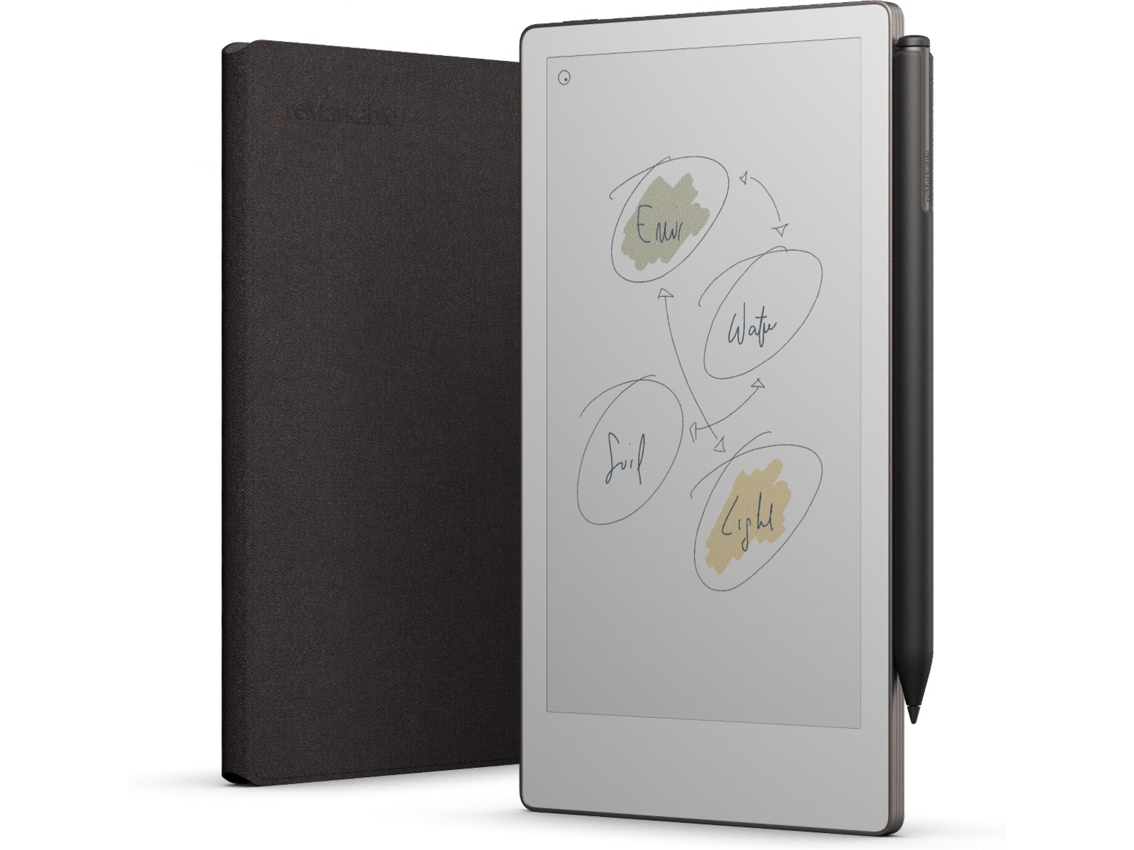 reMarkable Paper Pro Move 7.3" inkl. Marker Plus & Book Folio (basalt) Digitale notatblokker & tilbehør