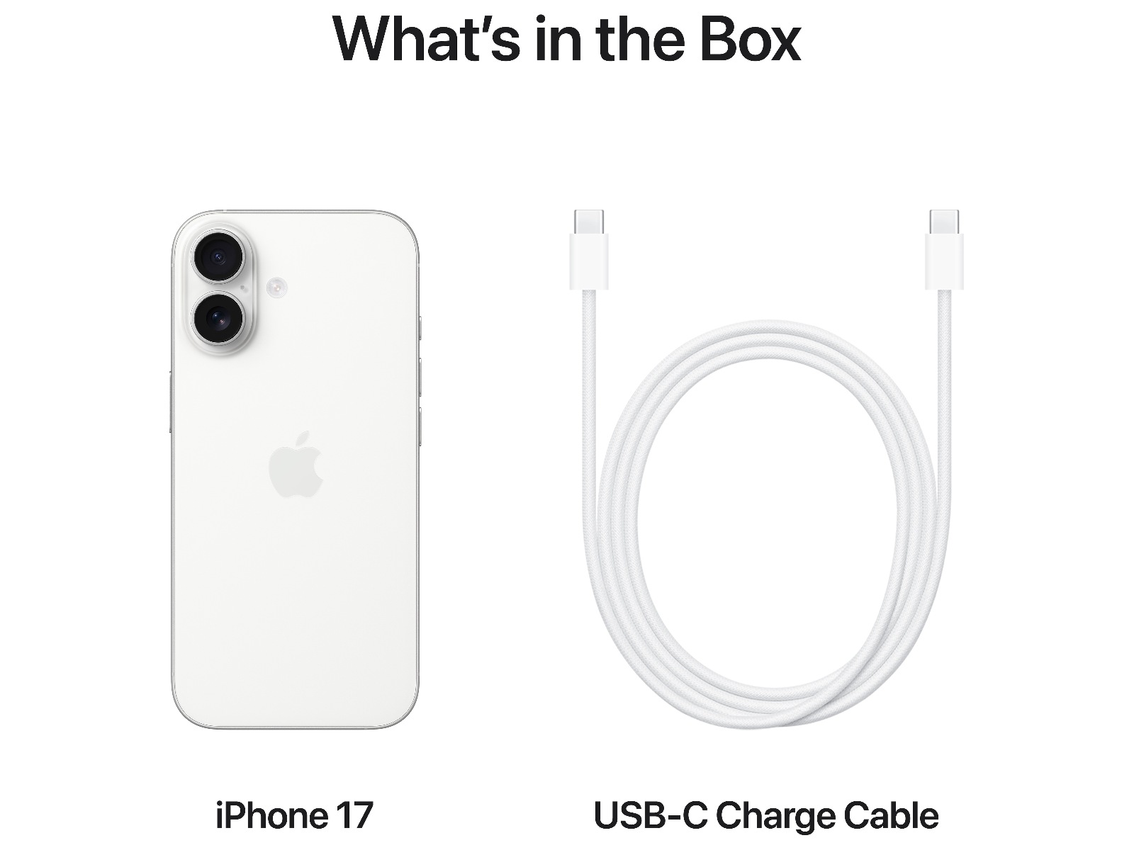 iPhone 17 256GB (hvit) Mobiltelefoner