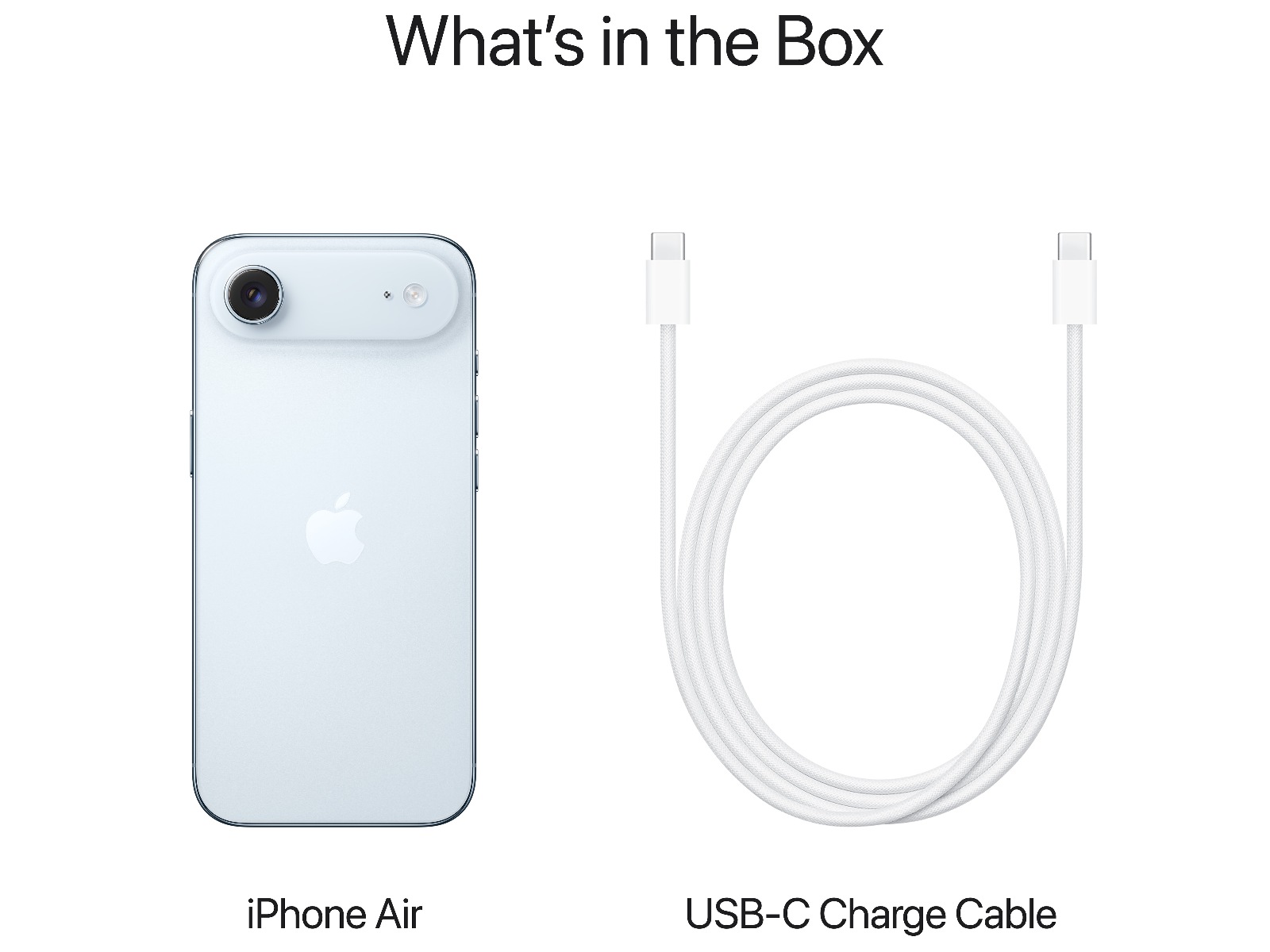 iPhone Air 512GB (himmelblå) Mobiltelefoner