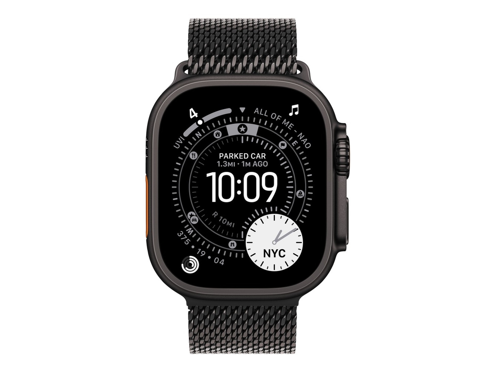 Apple Watch Ultra 3 49mm GPS + LTE Titan (sort) Smartklokker