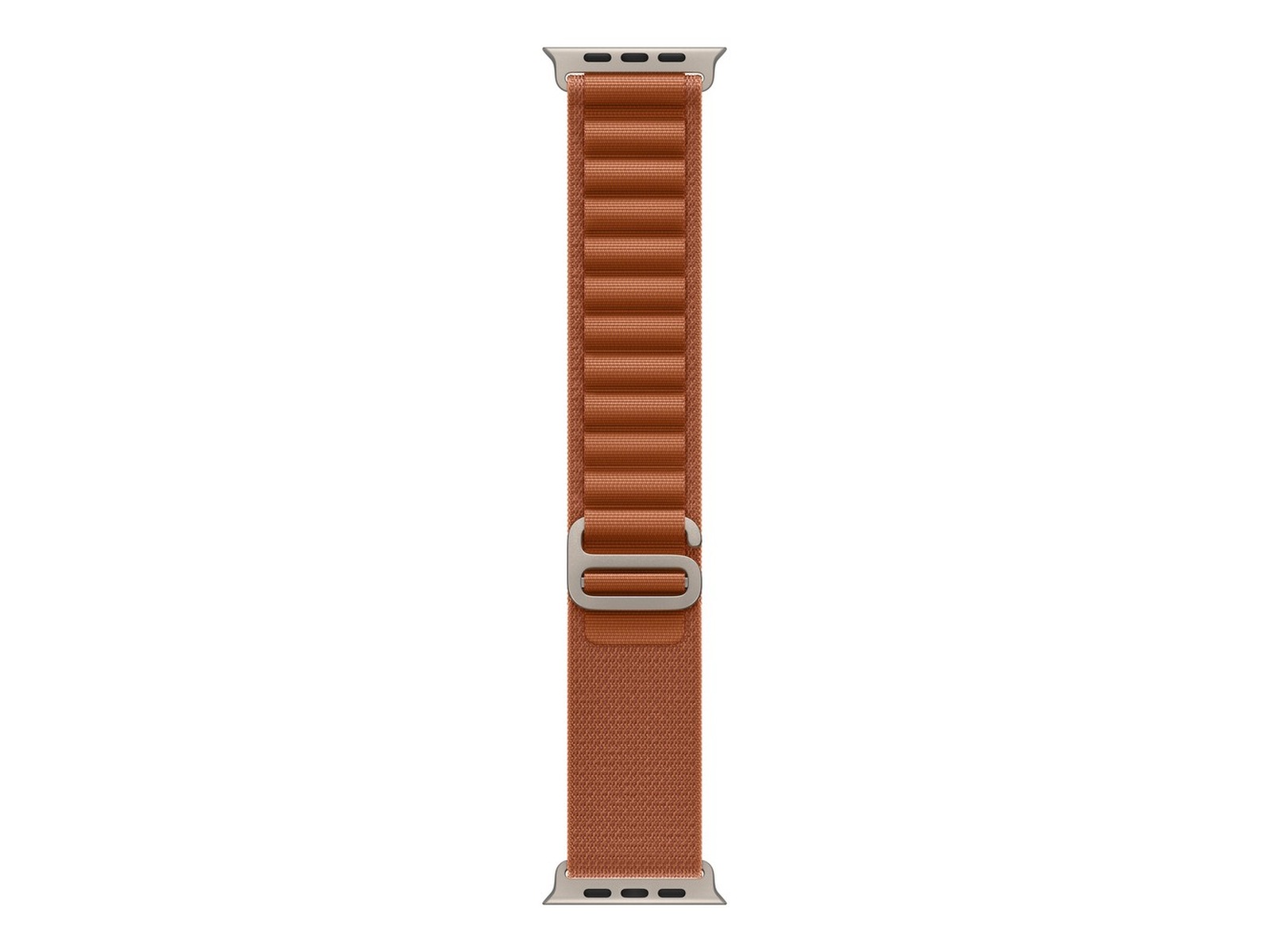 Apple Watch 49mm Natural Titanium Alpine Loop (terra cotta) Reim