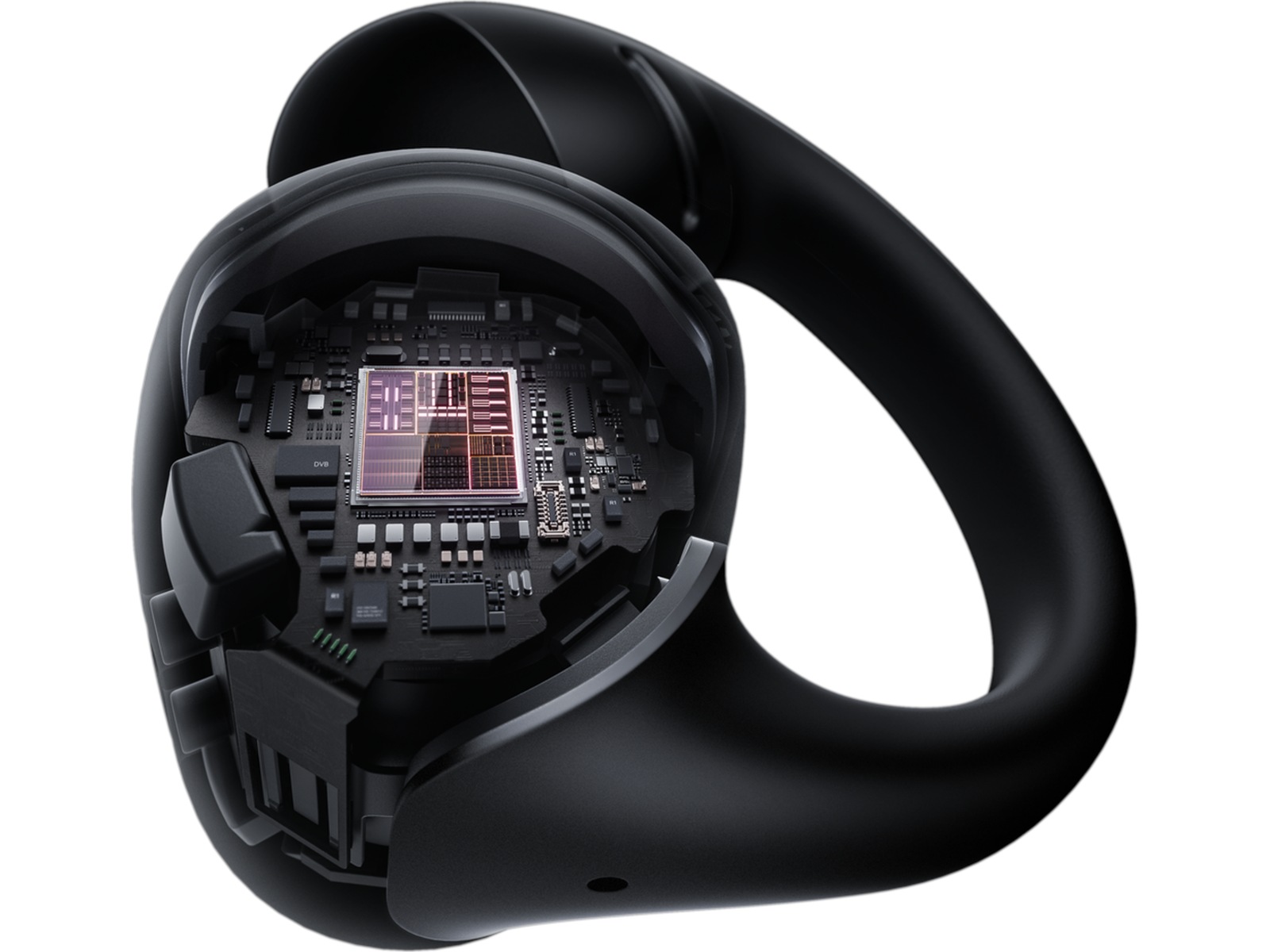 SHOKZ OpenDots Trådløse åpne ørepropper, half In-Ear (sort) Ørepropper