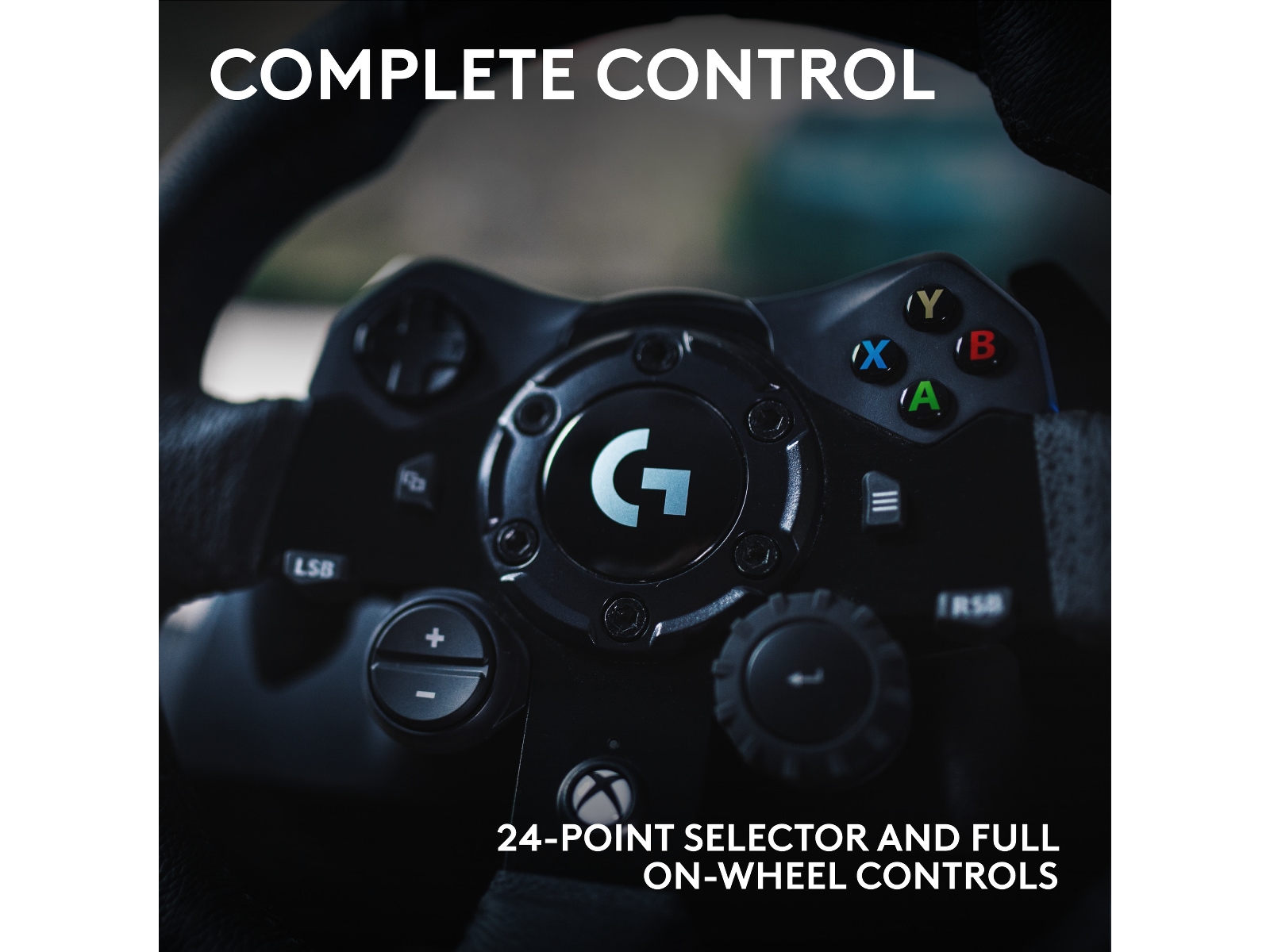Logitech G923 Driving Force Racing XBX/XBS/XB1 Ratt og pedaler