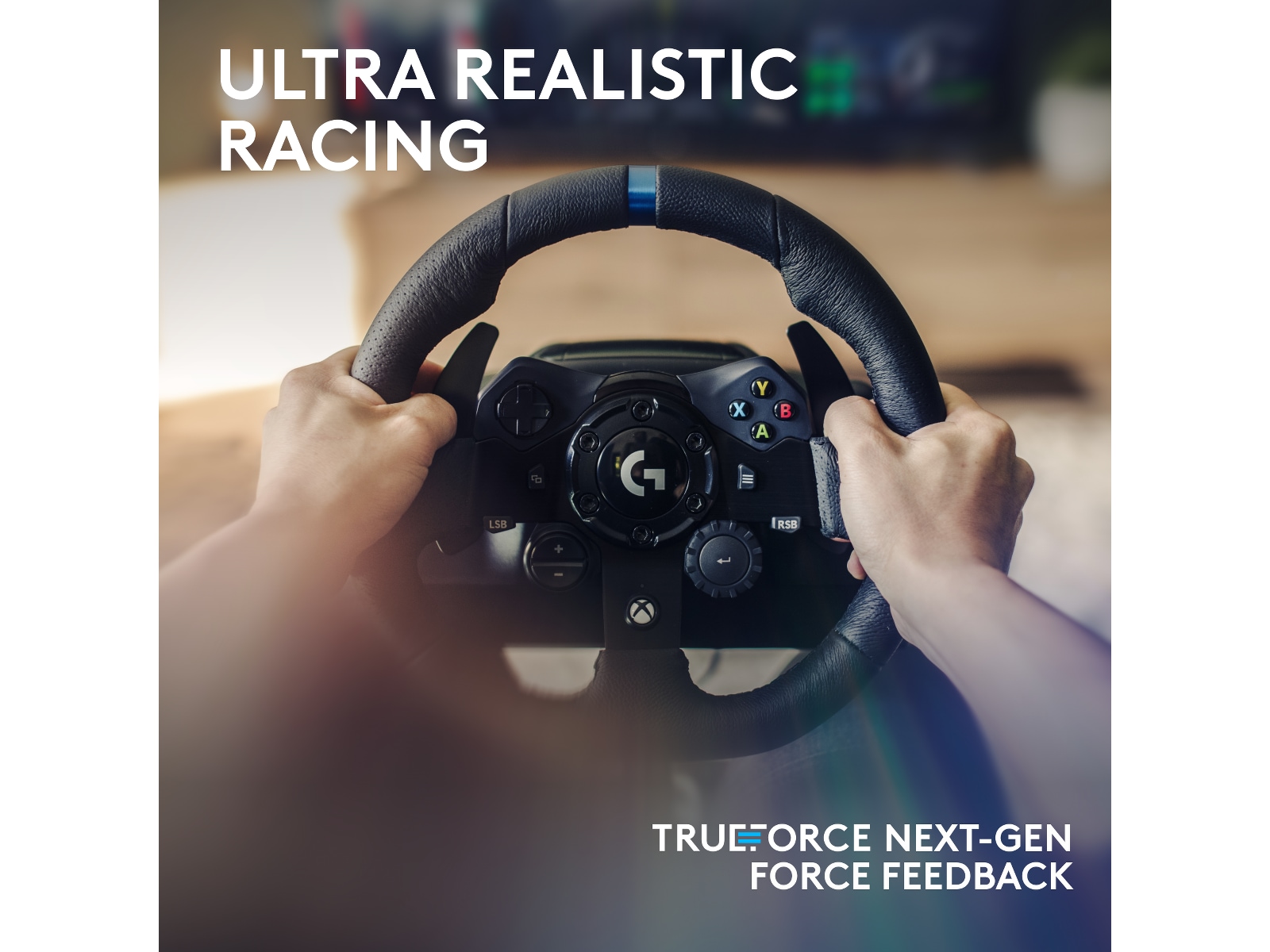 Logitech G923 og Driving Force Shifter Bundle Ratt og pedaler