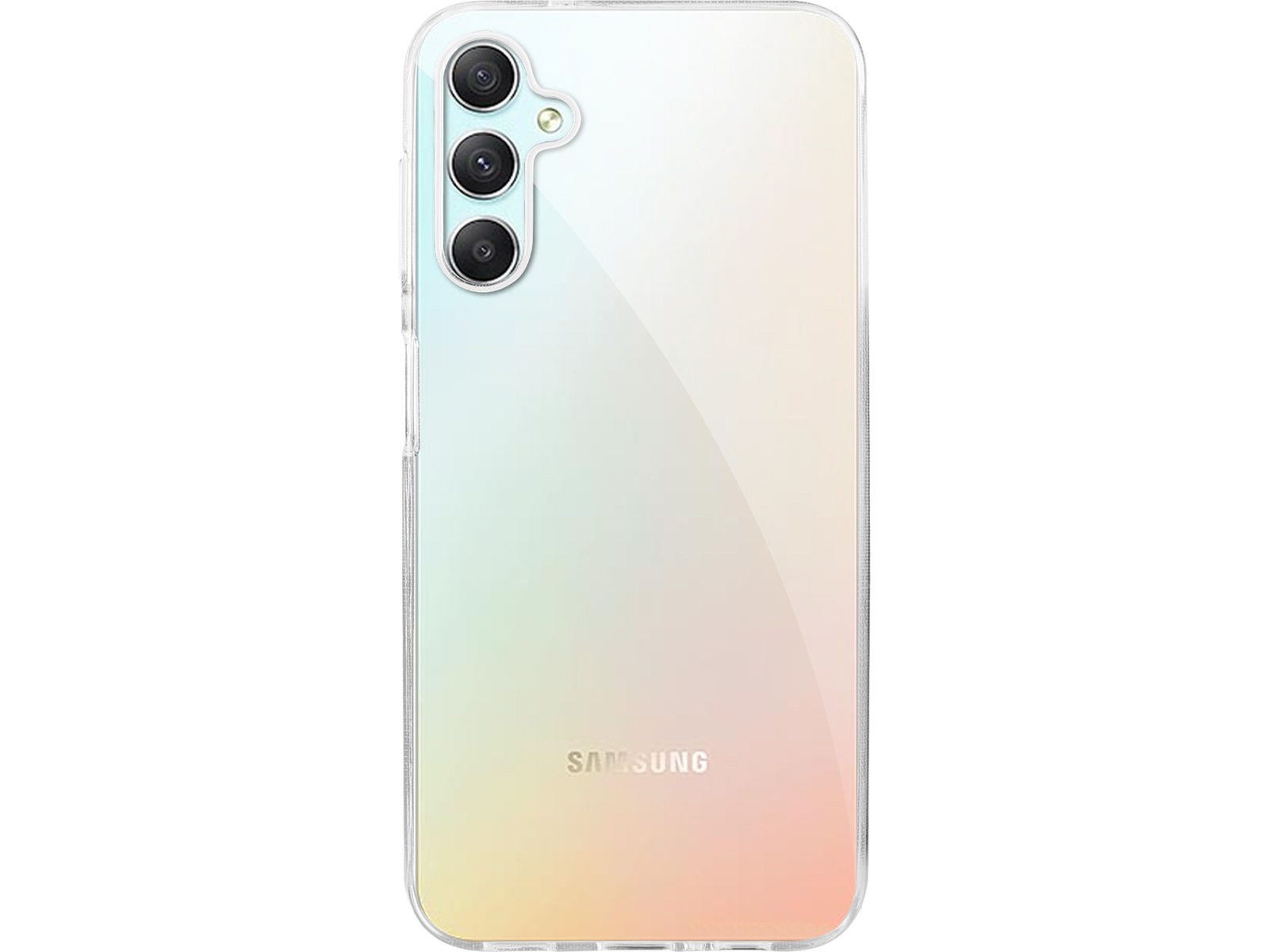 iiglo Galaxy A34 5G Silikondeksel (gjennomsiktig) Mobildeksel