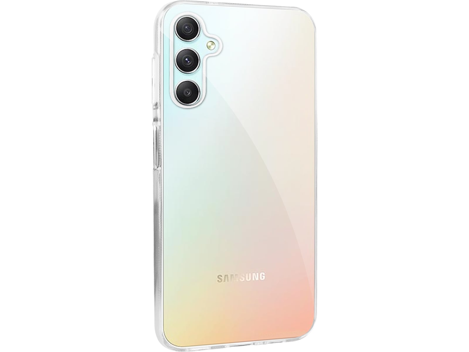 iiglo Galaxy A34 5G Silikondeksel (gjennomsiktig) Mobildeksel