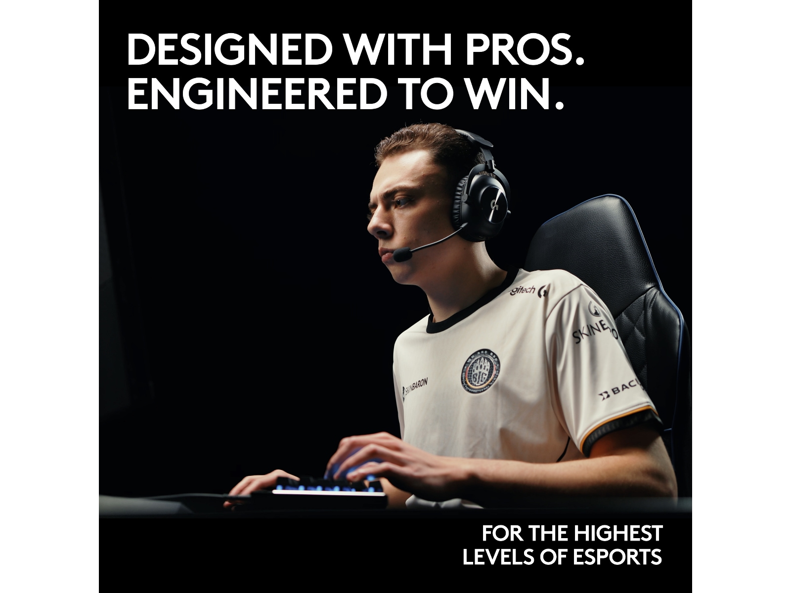 Logitech Pro X 2 Lightspeed Trådløst Gaming Headset (hvit) Gamingheadset