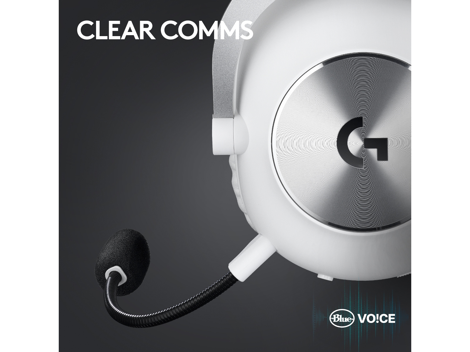 Logitech Pro X 2 Lightspeed Trådløst Gaming Headset (hvit) Gamingheadset