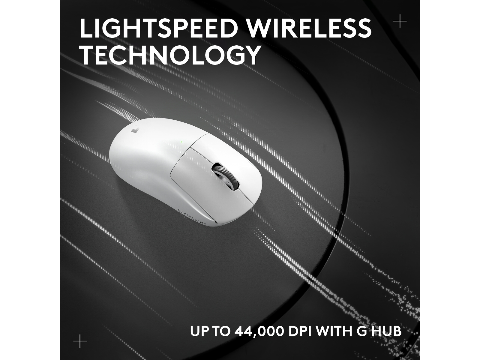 Logitech G Pro X Superlight 2 Lightspeed Trådløs Gamingmus (hvit) Gamingmus