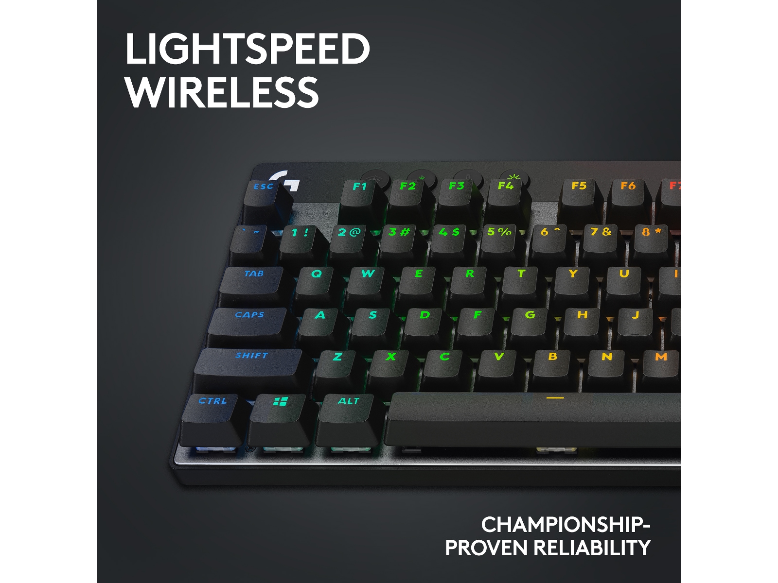 Logitech G Pro X TKL Lightspeed Trådløst Gamingtastatur (sort) Gamingtastatur