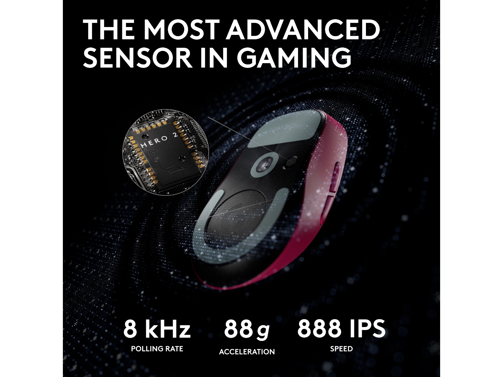 Logitech G Pro X Superlight 2 Lightspeed Trådløs Gamingmus (Magenta) Gamingmus