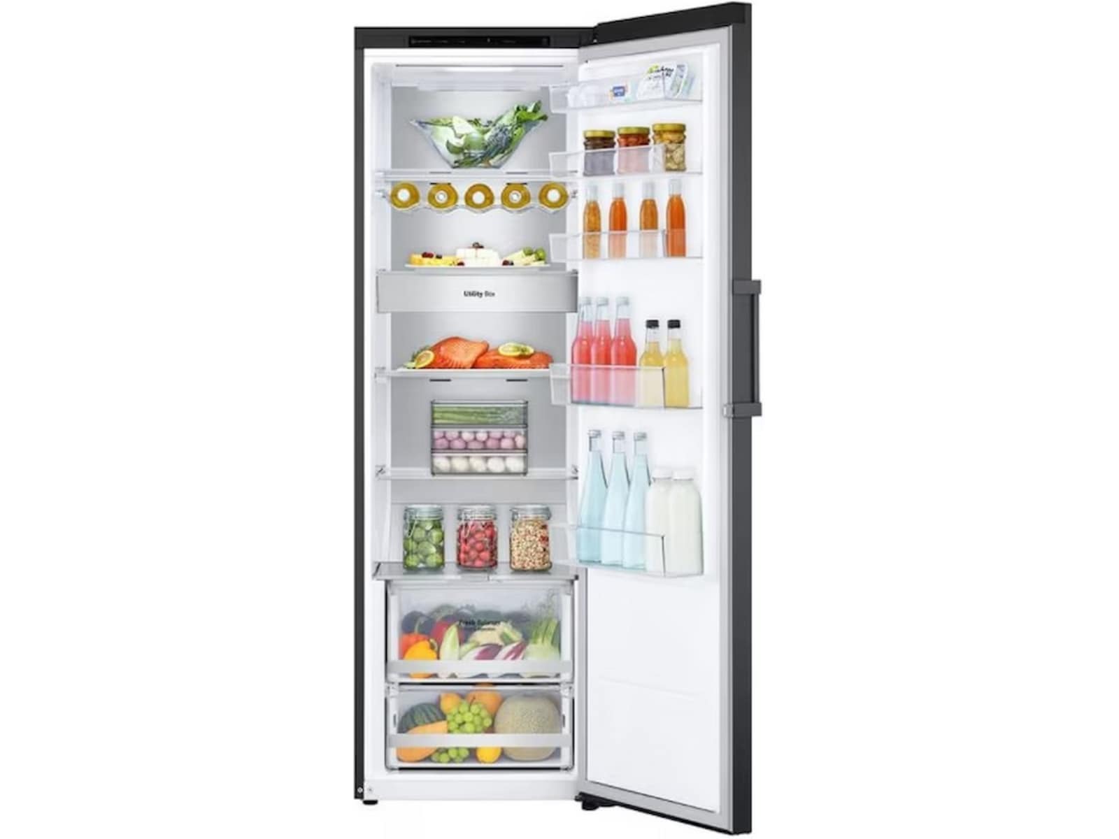 LG GLT71MCCSZ Kjøleskap (matt sort) + Fryseskap Kjøleskap