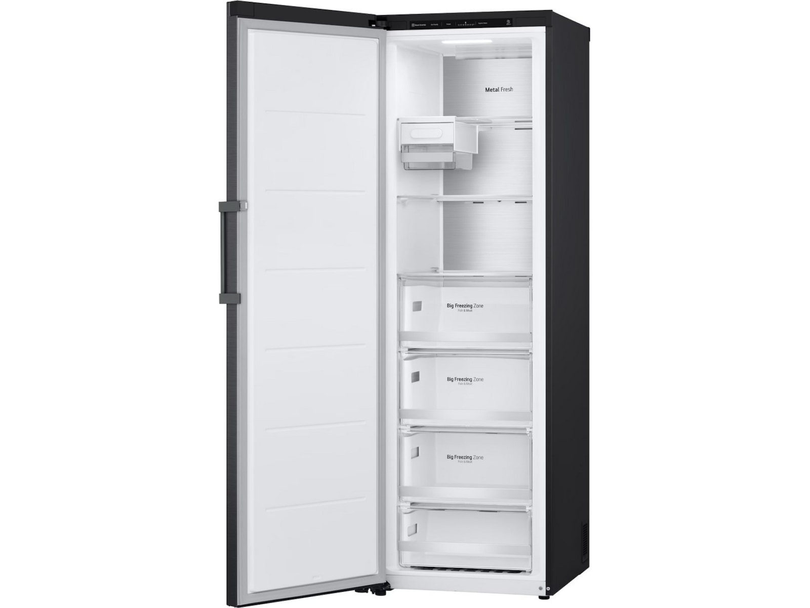 LG GLT71MCCSZ Kjøleskap (matt sort) + Fryseskap Kjøleskap