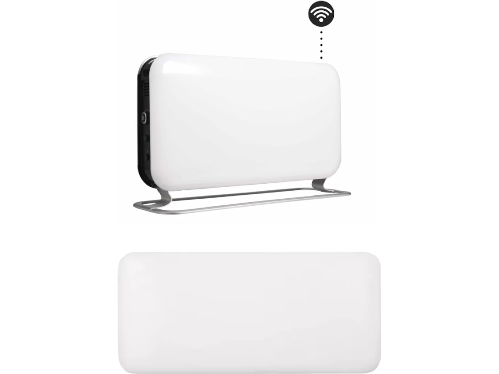 Mill WiFi gulvovn 1200W + Invisible WiFI Gen 3 panelovn 1300W (hvit) Panelovner