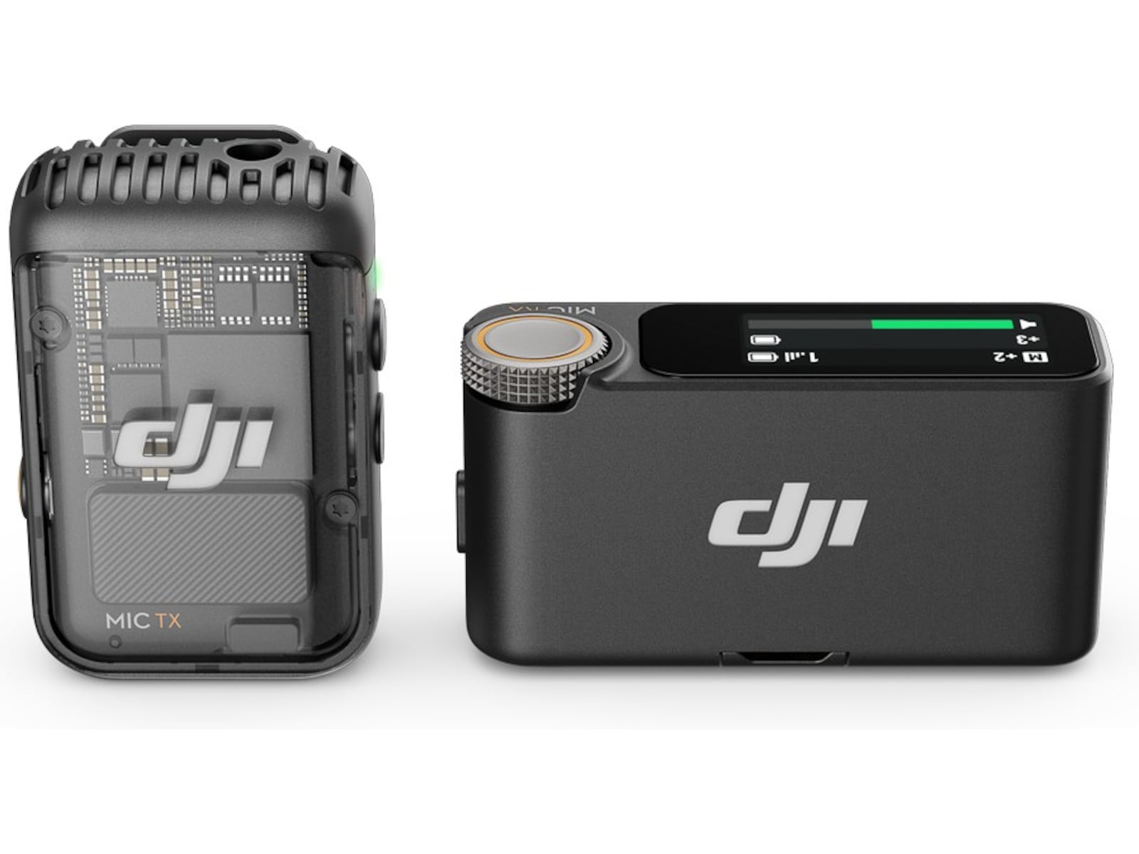 DJI Mic 2 (1 TX + 1 RX) (shadow black) Kameramikrofon