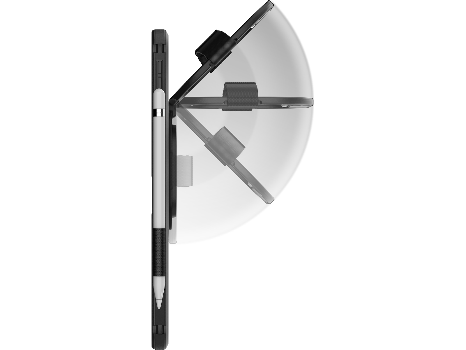 OtterBox iPad 10,9" / 11" Defender deksel med stropp - ProPack (sort) Deksel til nettbrett