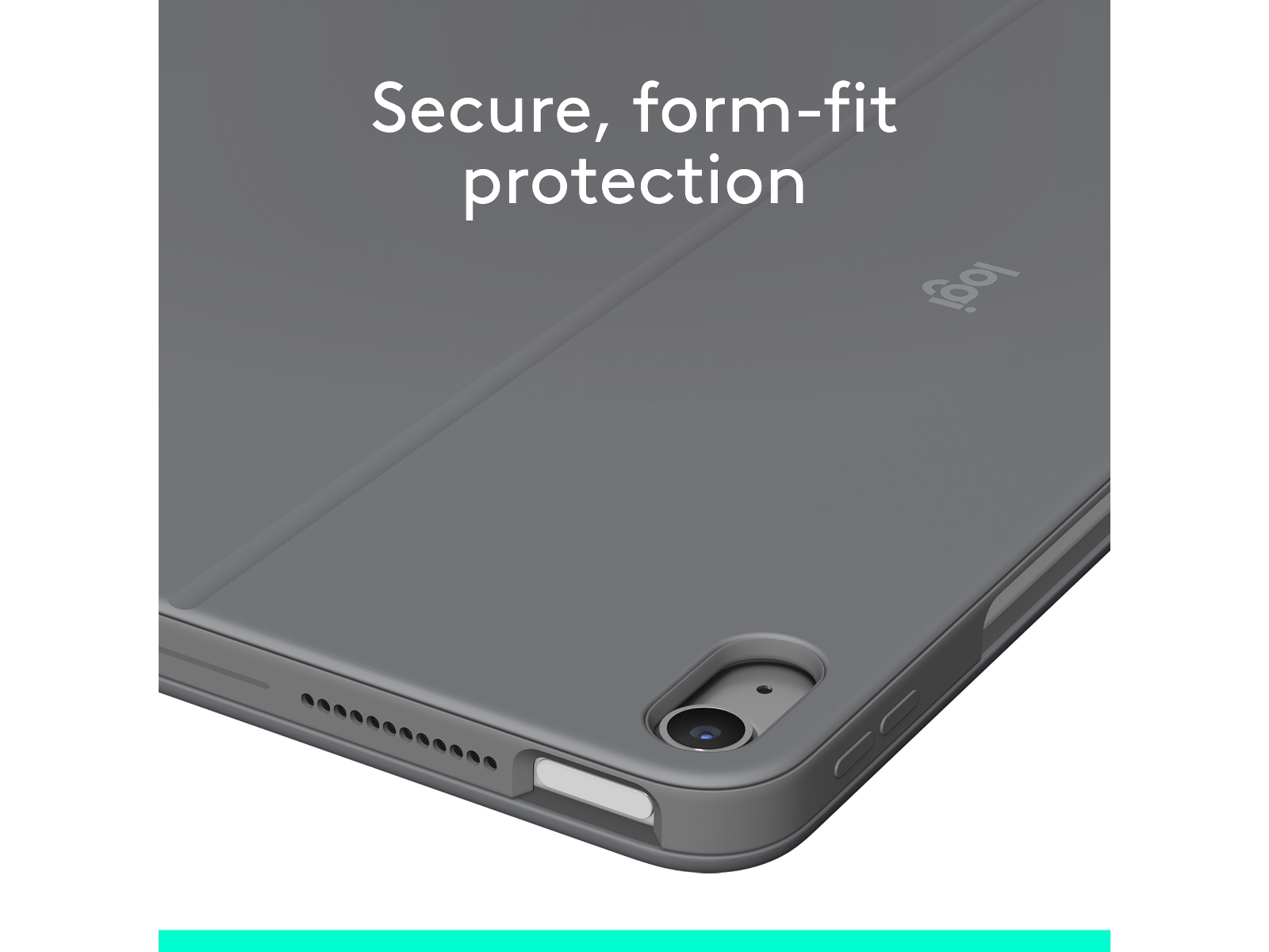 Logitech iPad Air 13" Combo Touch tastaturdeksel (oxford grey) Tastatur og stylus