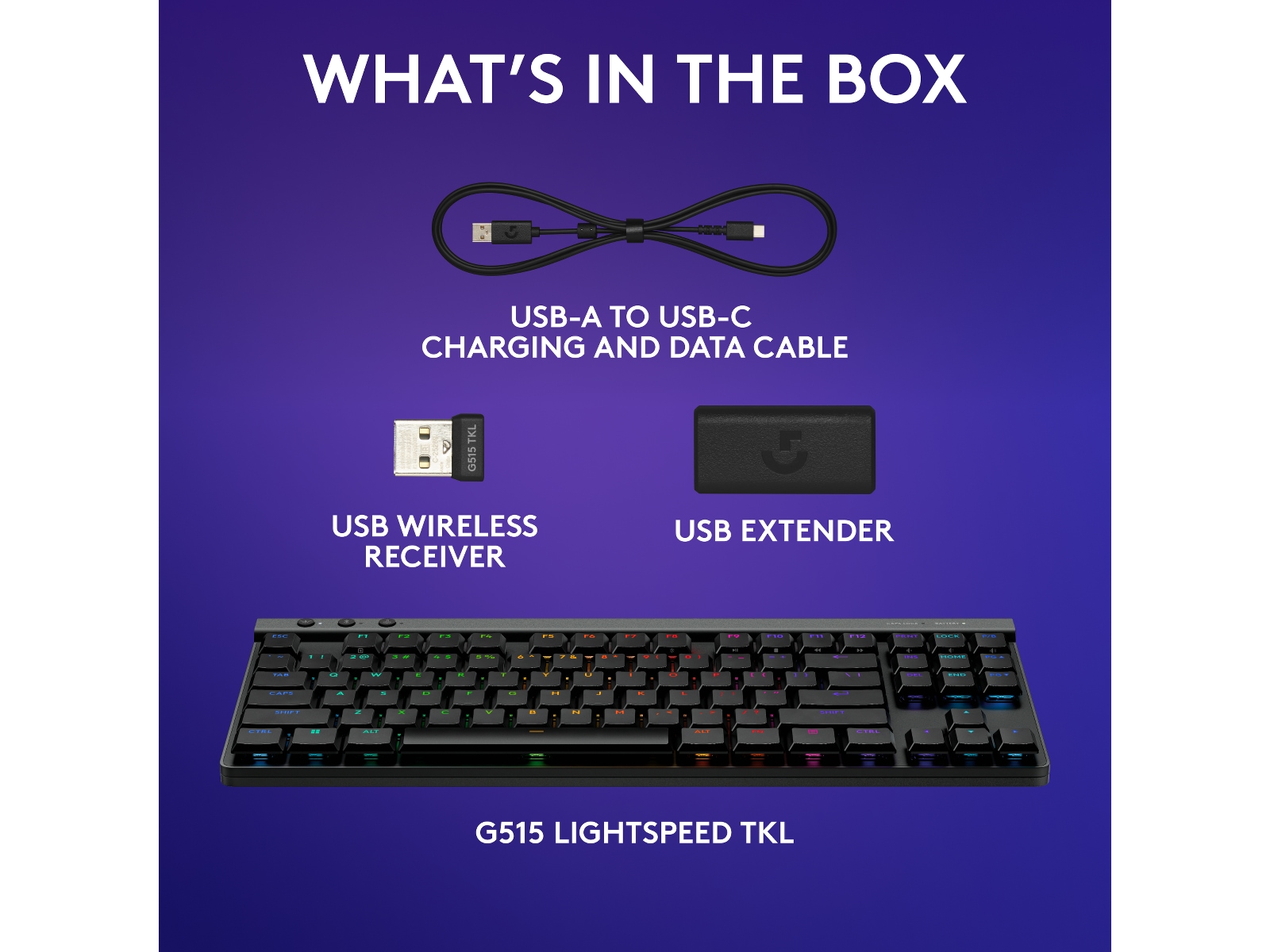 Logitech G G515 Lightspeed Gamingtastatur (sort) Gamingtastatur