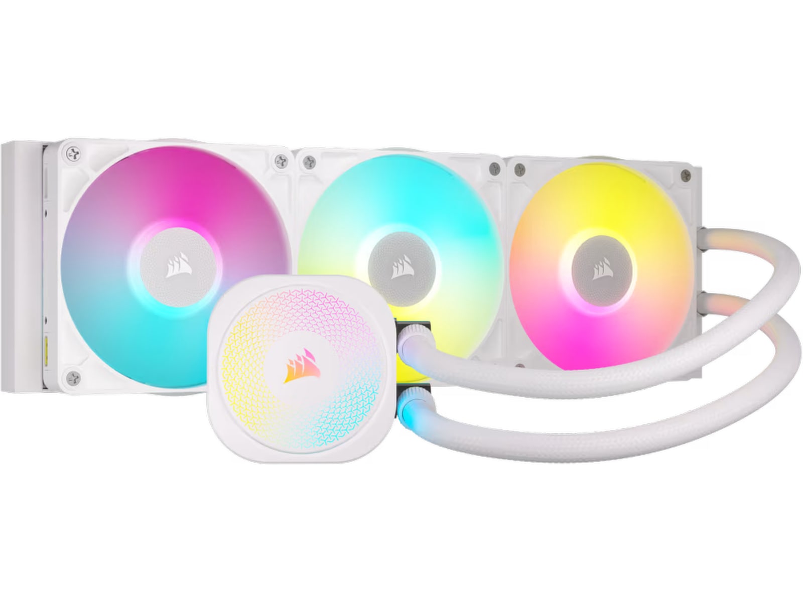 Corair iCUE LINK Titan 360 RX RGB AIO Kjøler (hvit) CPU - Vannkjøling